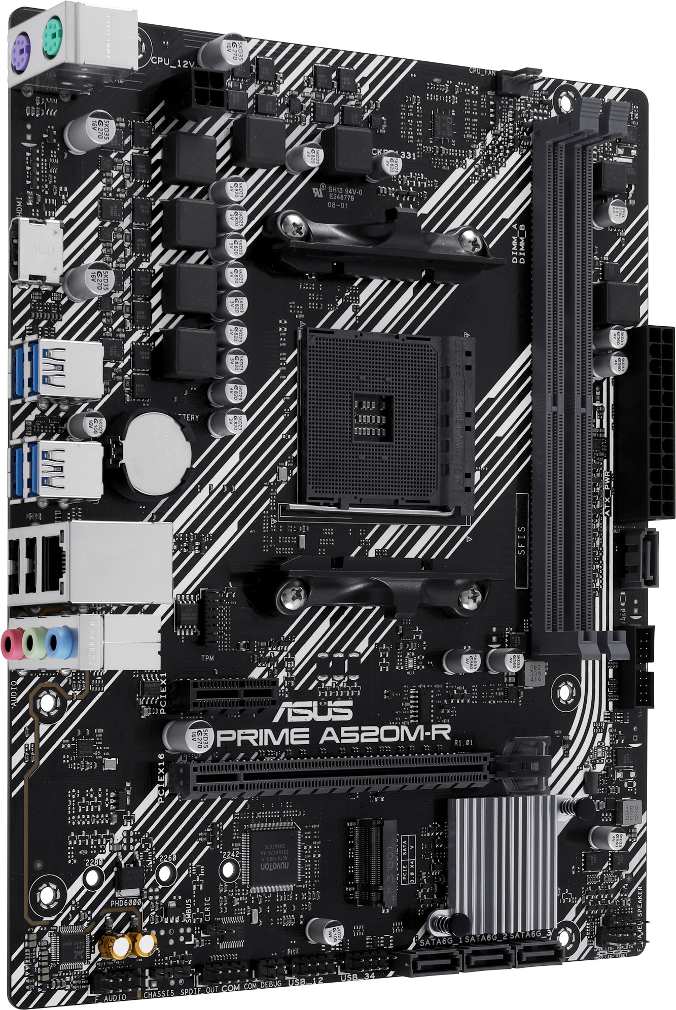 Asus PRIME A520M-R mATX -emolevy