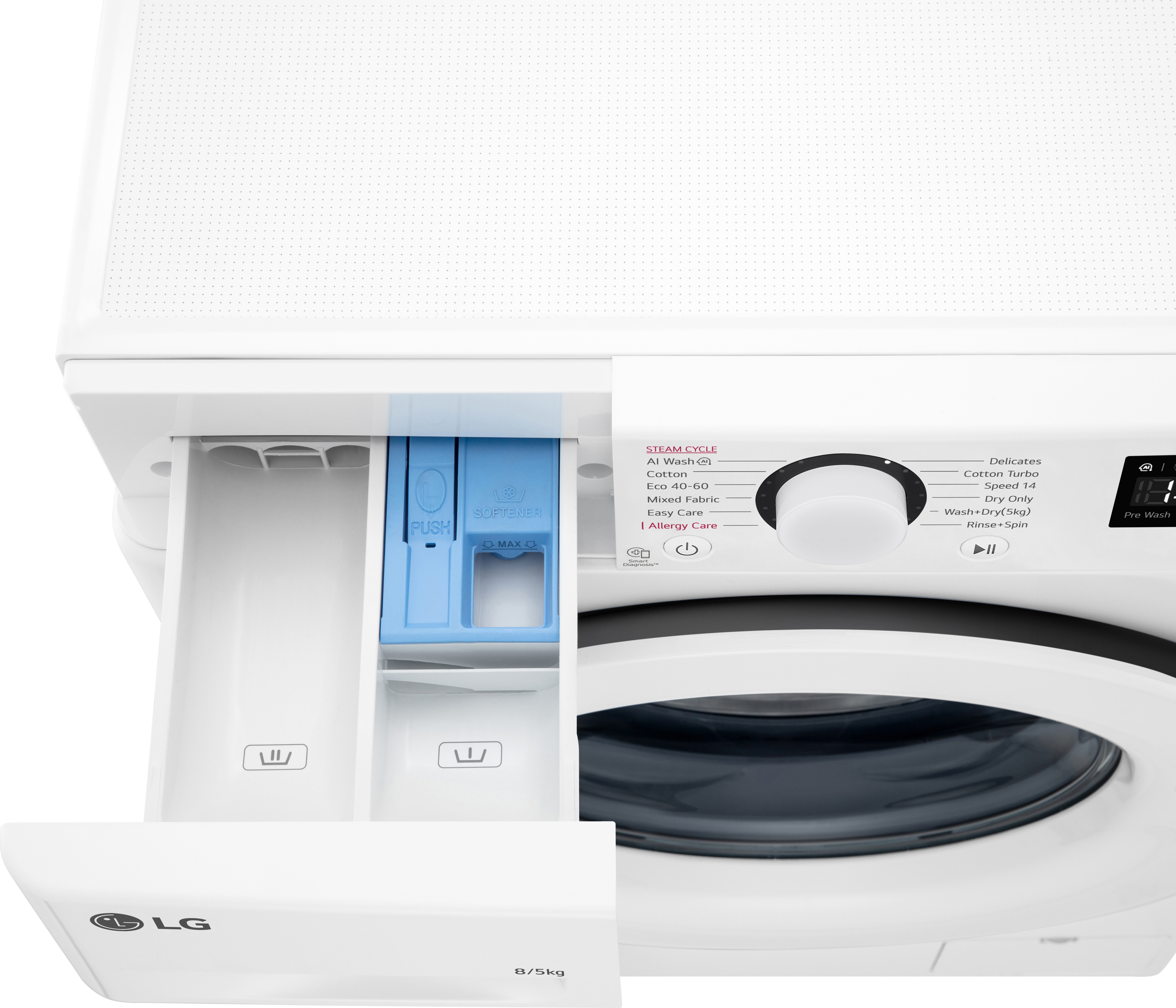 LG F2DV707S2W1 kuivaava pesukone