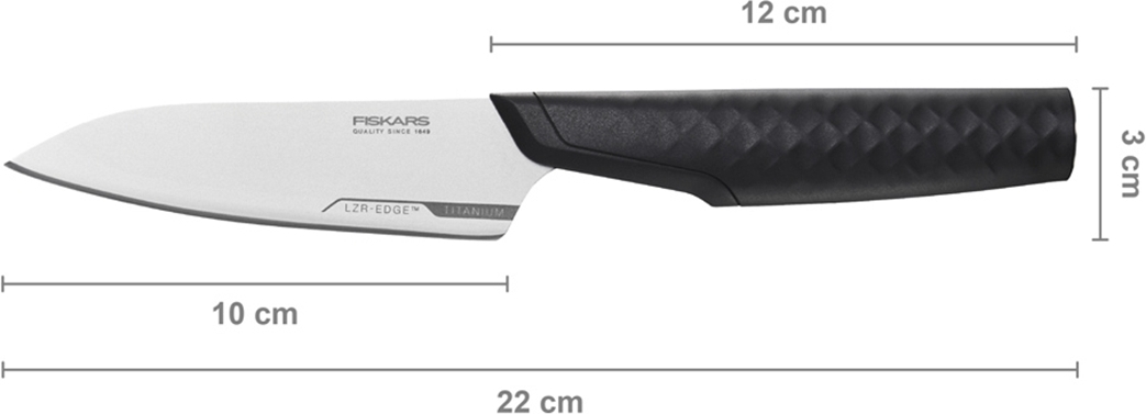 Fiskars Taiten -juuresveitsi, 10 cm