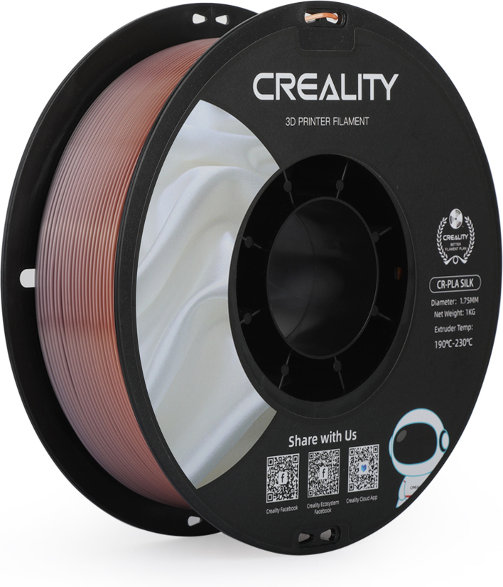 Creality CR-PLA Silk -filamentti 3D-tulostimeen, 1,75 mm, pinkki/violetti