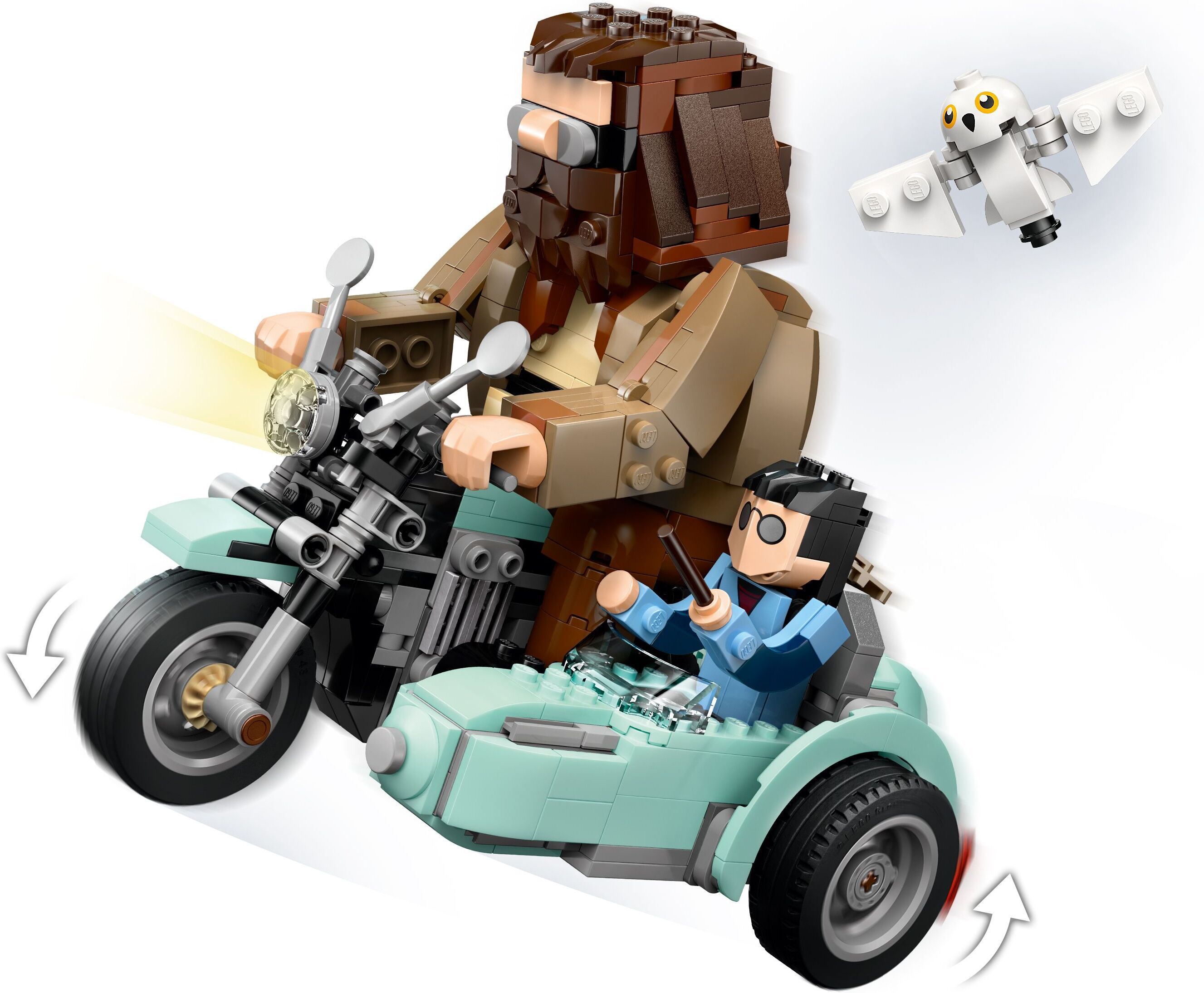 LEGO Harry Potter 76443 – Hagrid ja Harry moottoripyöräajelulla