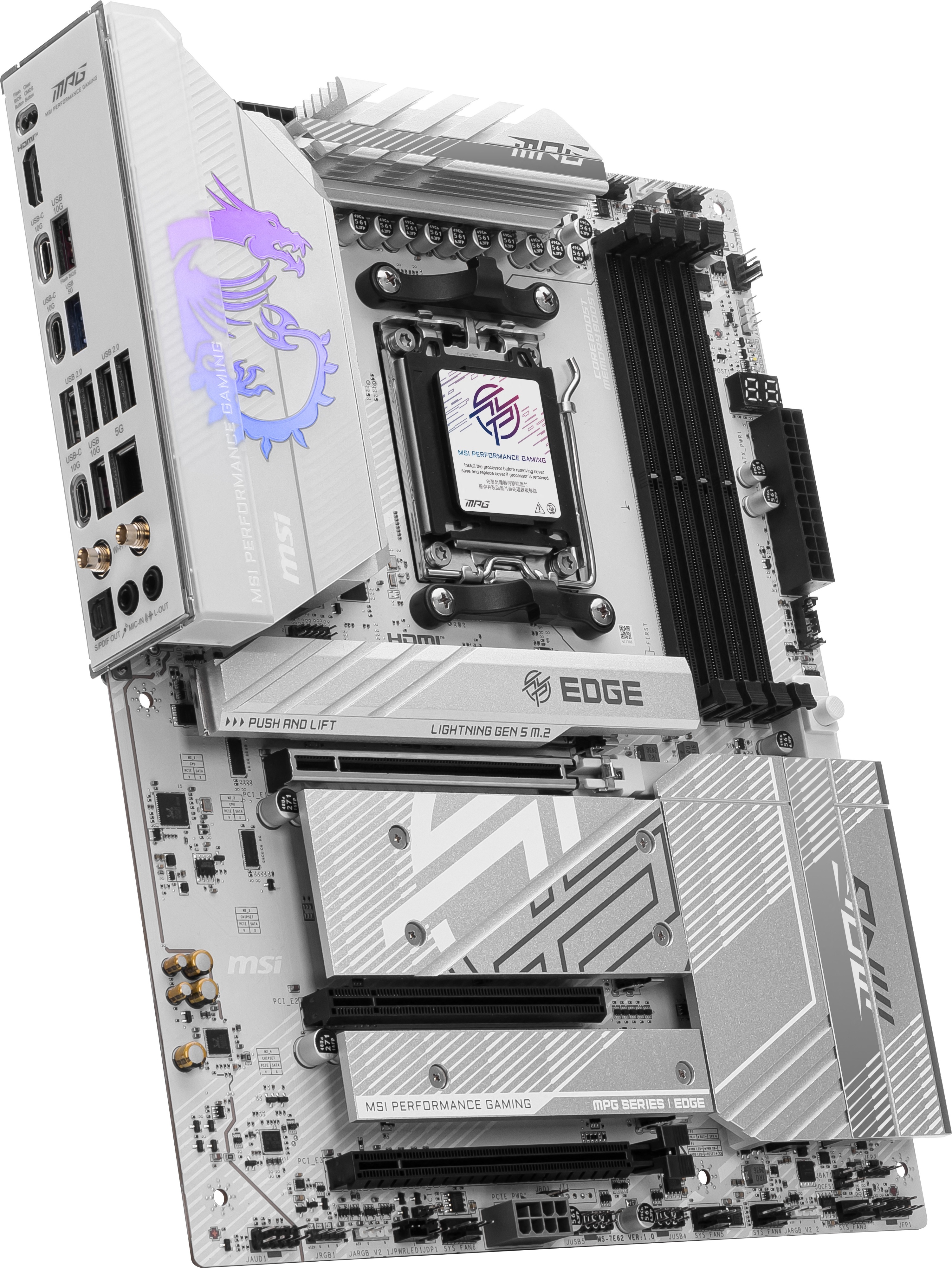 MSI MPG B850 EDGE TI WIFI AM5 ATX-emolevy