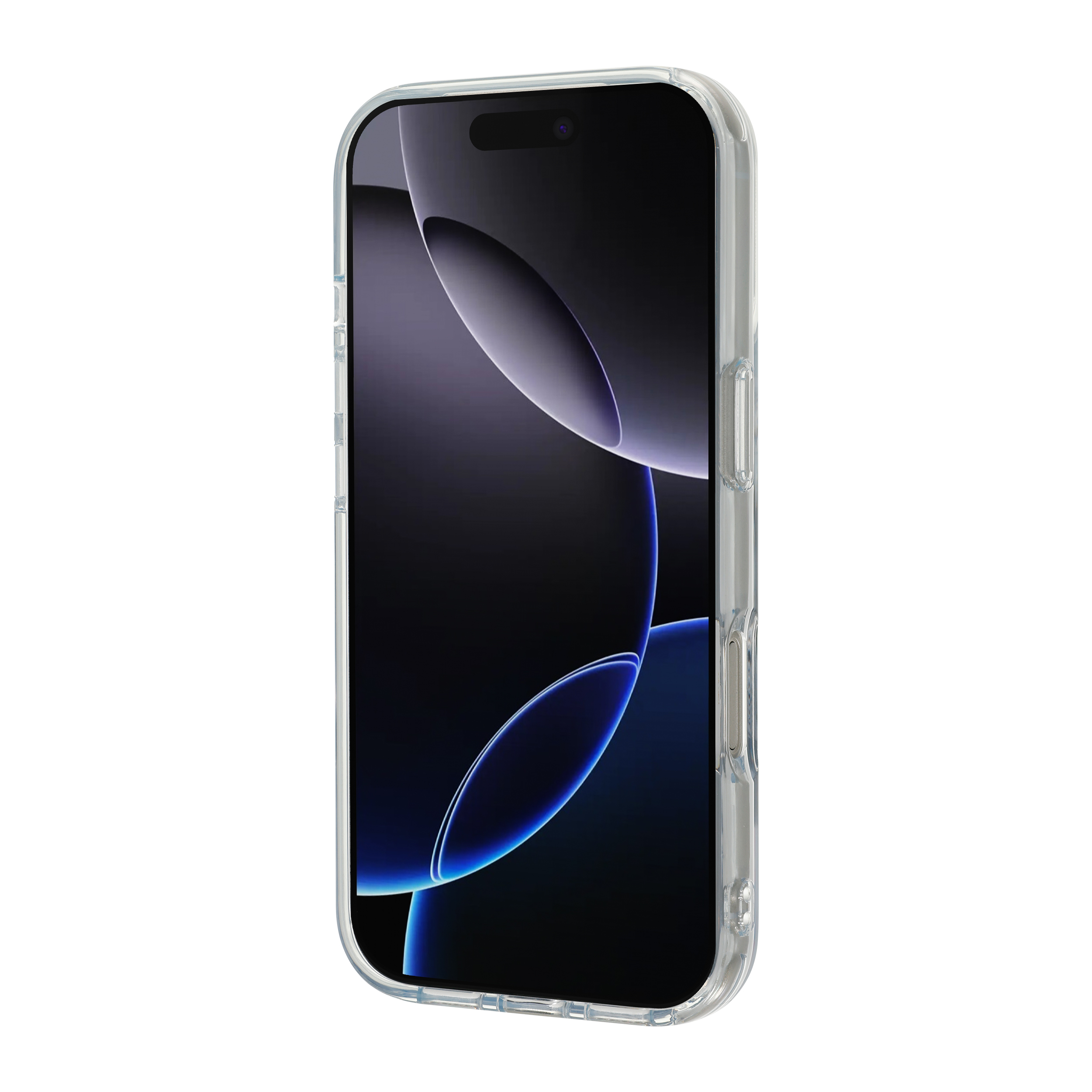 FoneKit Premium Kickstand MagSafe-yhteensopiva suojakuori jalustalla, iPhone 17 Pro, läpinäkyvä