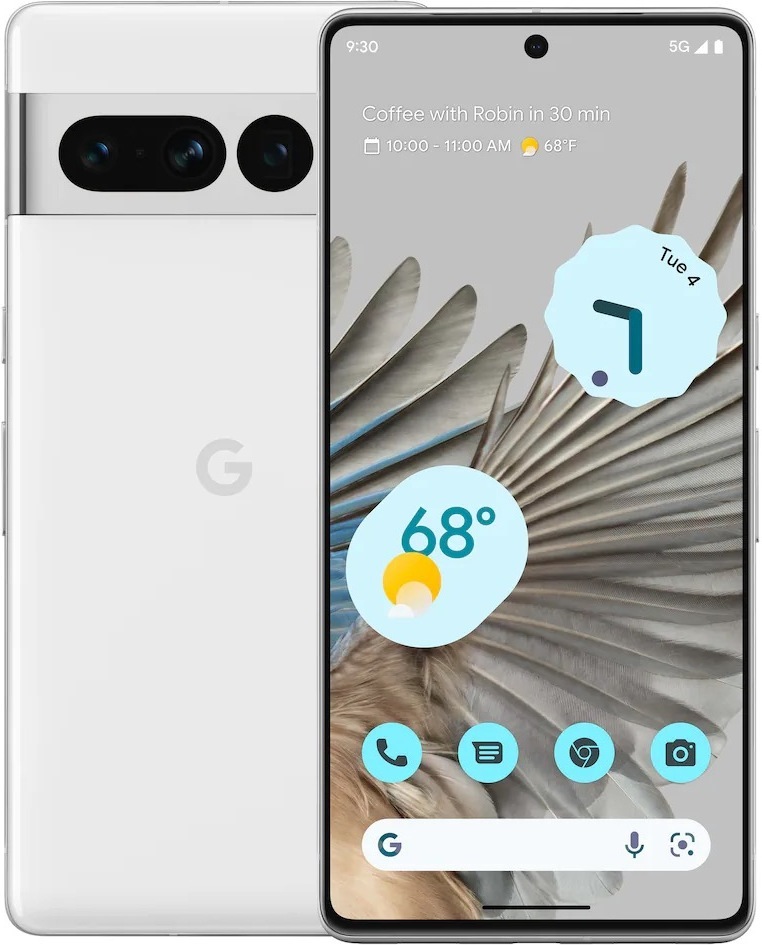 Google Pixel 7 Pro 5G -puhelin, 128/12 Gt, Snow – Verkkokauppa.com