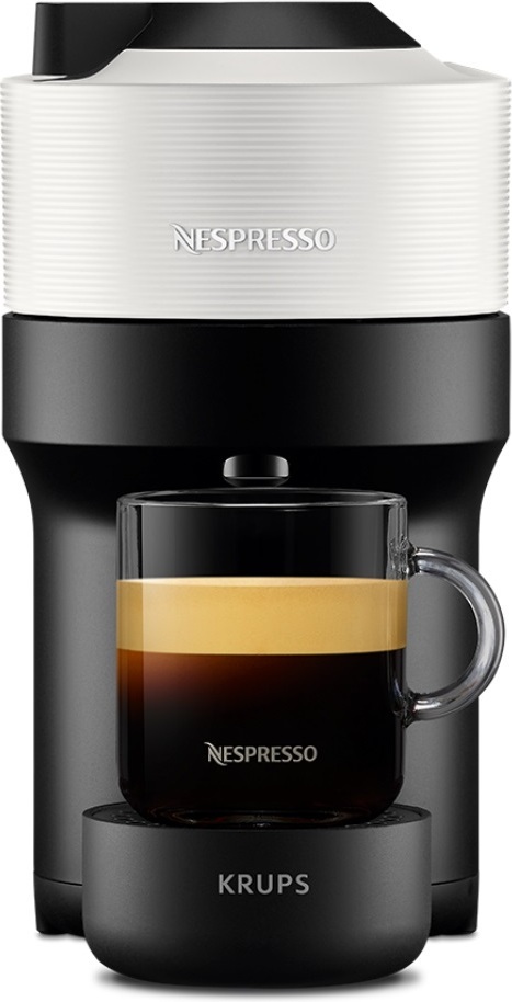 Nespresso Vertuo POP XN920110WP -kahvikapselikone, valkoinen/musta