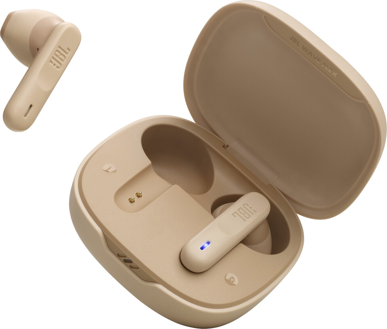 JBL Wave Flex -nappikuulokkeet, beige