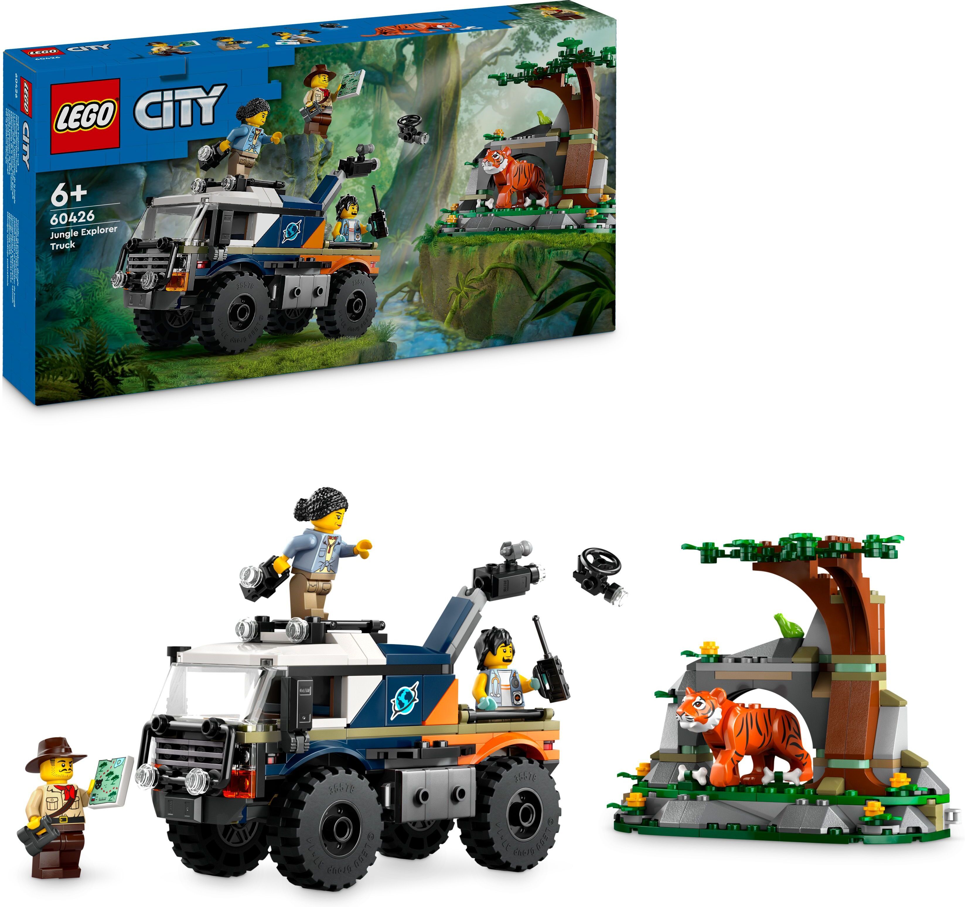 LEGO City Exploration 60426  - Viidakkotutkijan maastoauto