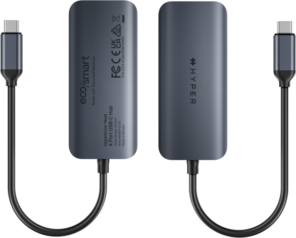 HyperDrive Next USB-C-Hubi, 4 porttia, keskiyön sininen