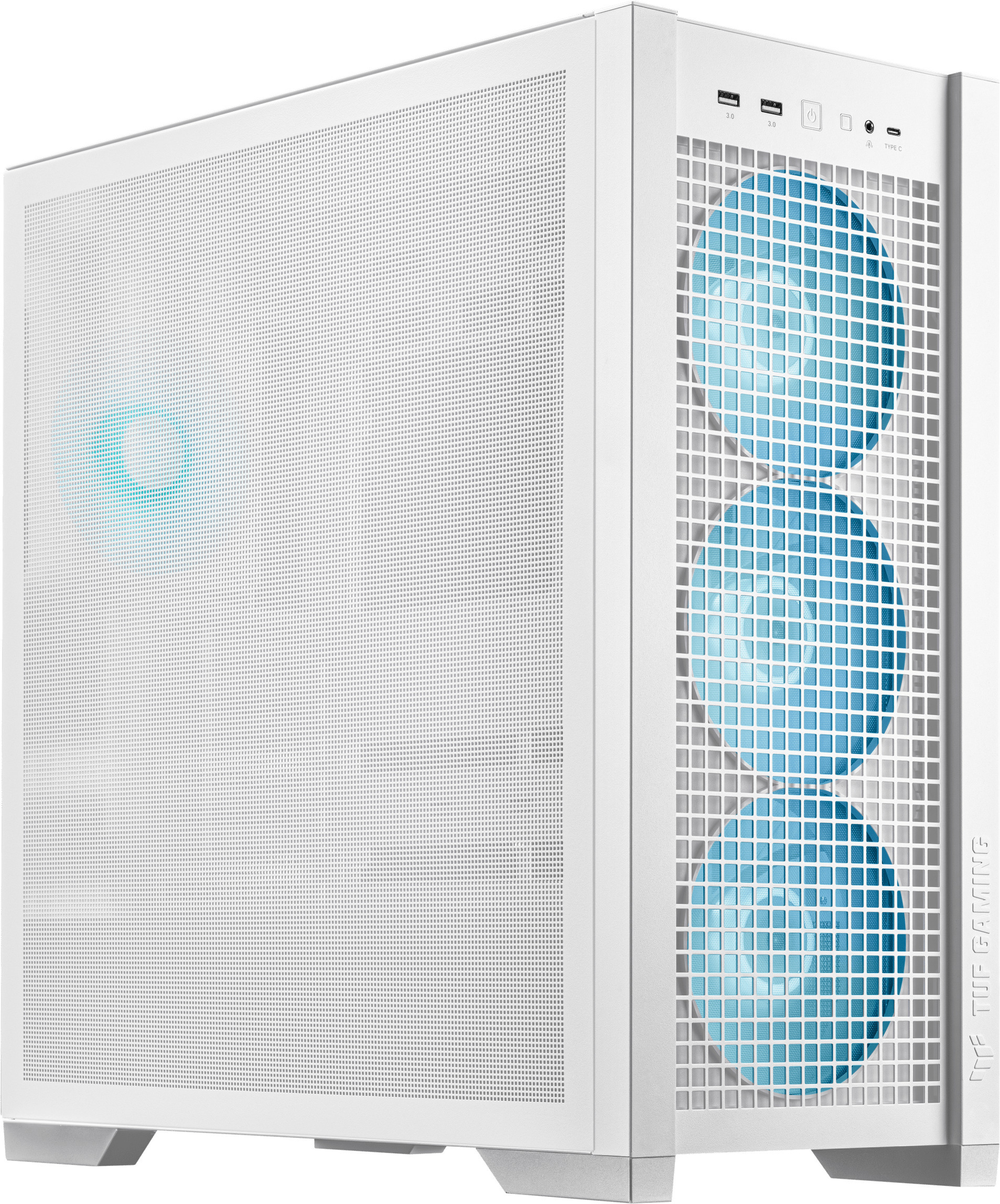 Asus TUF Gaming GT302 TG ARGB ATX-kotelo ikkunalla, valkoinen
