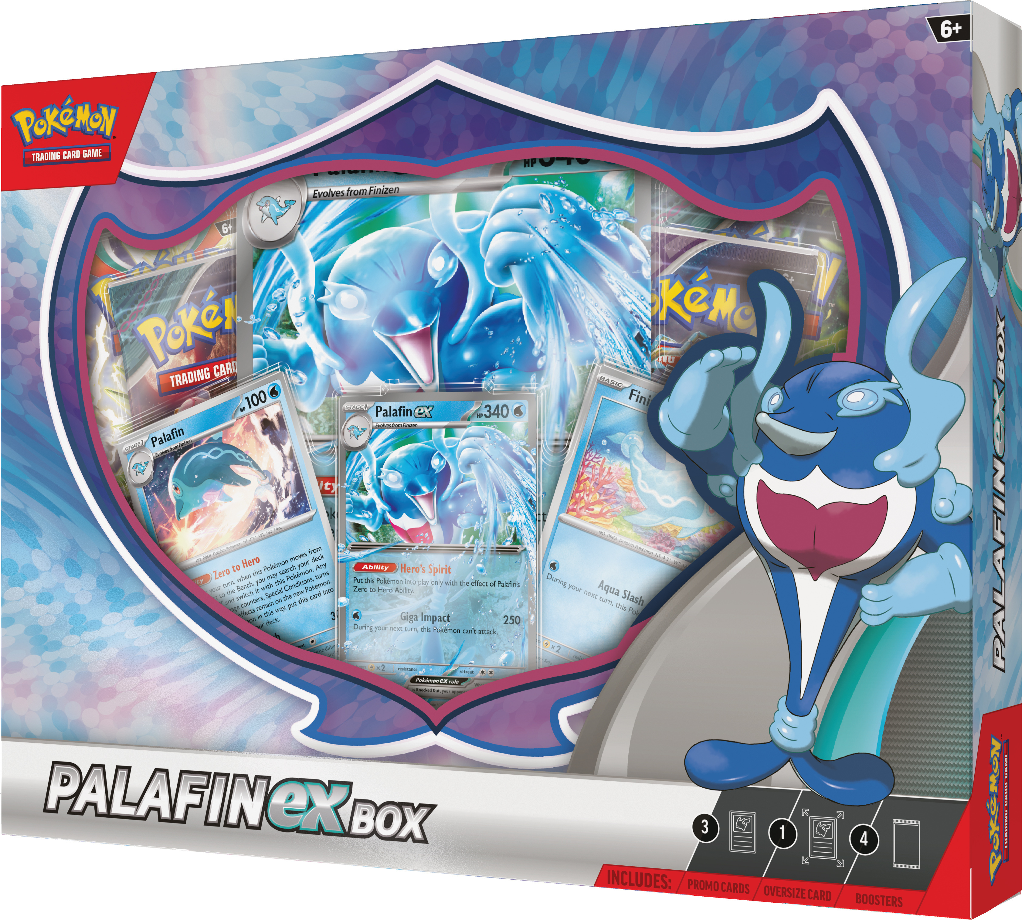 Pokemon TCG: Palafin EX Box -keräilykorttisetti