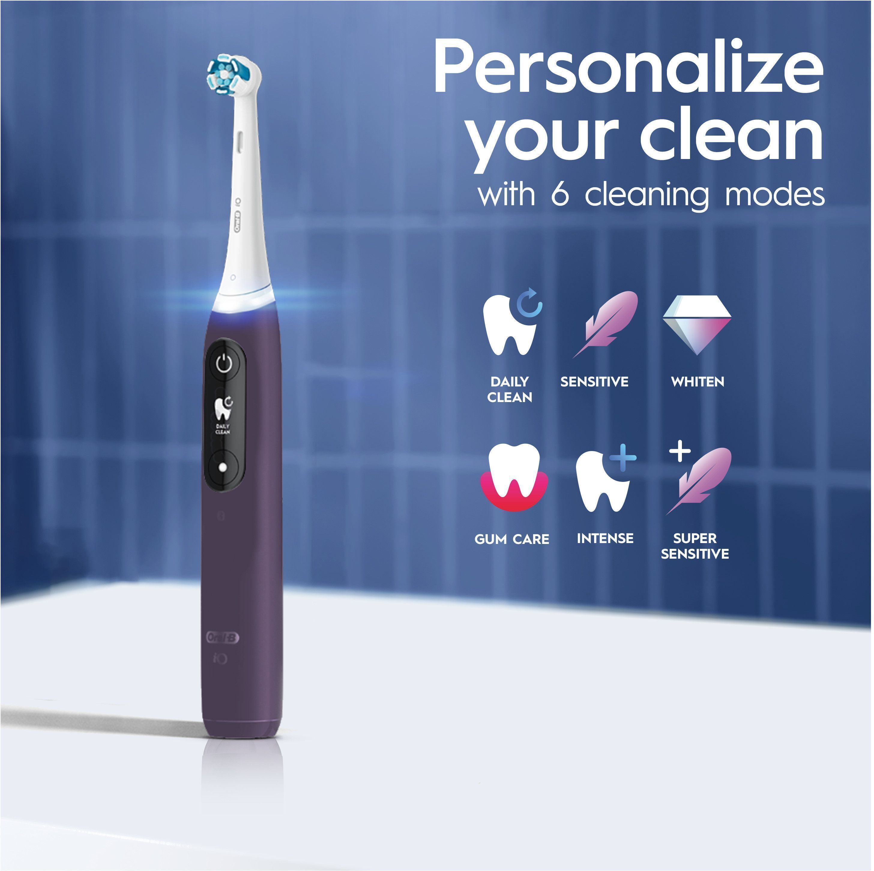 Oral-B iO Series 8s sähköhammasharja, violetti