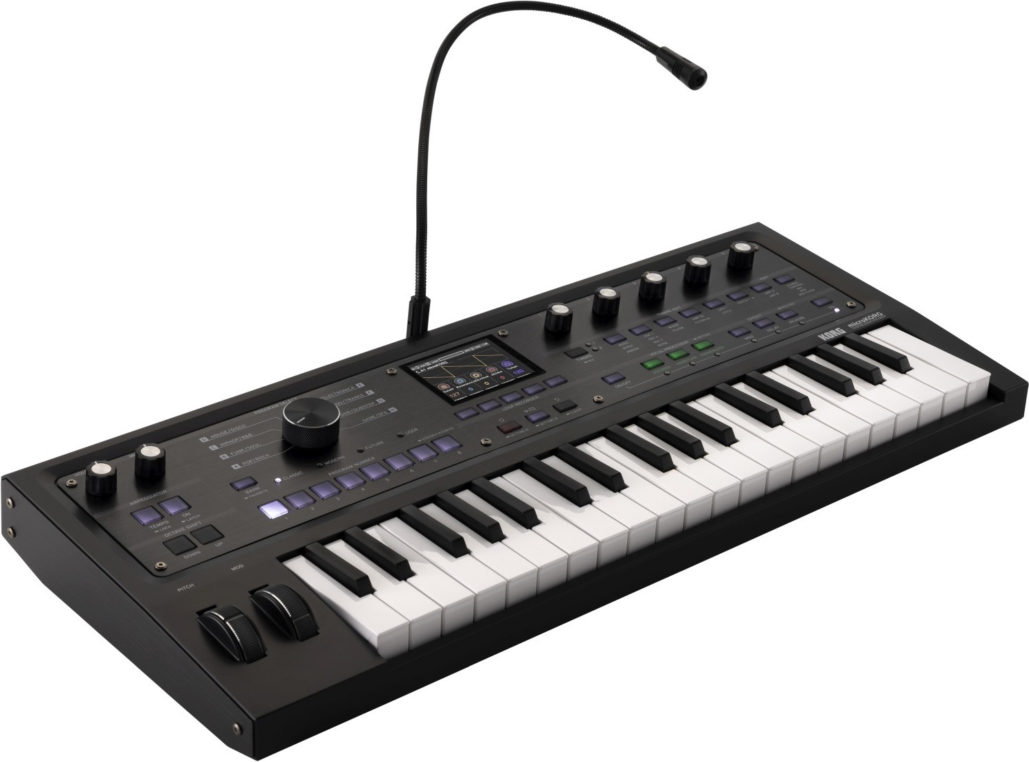 Korg microKORG 2 - syntetisaattori, musta