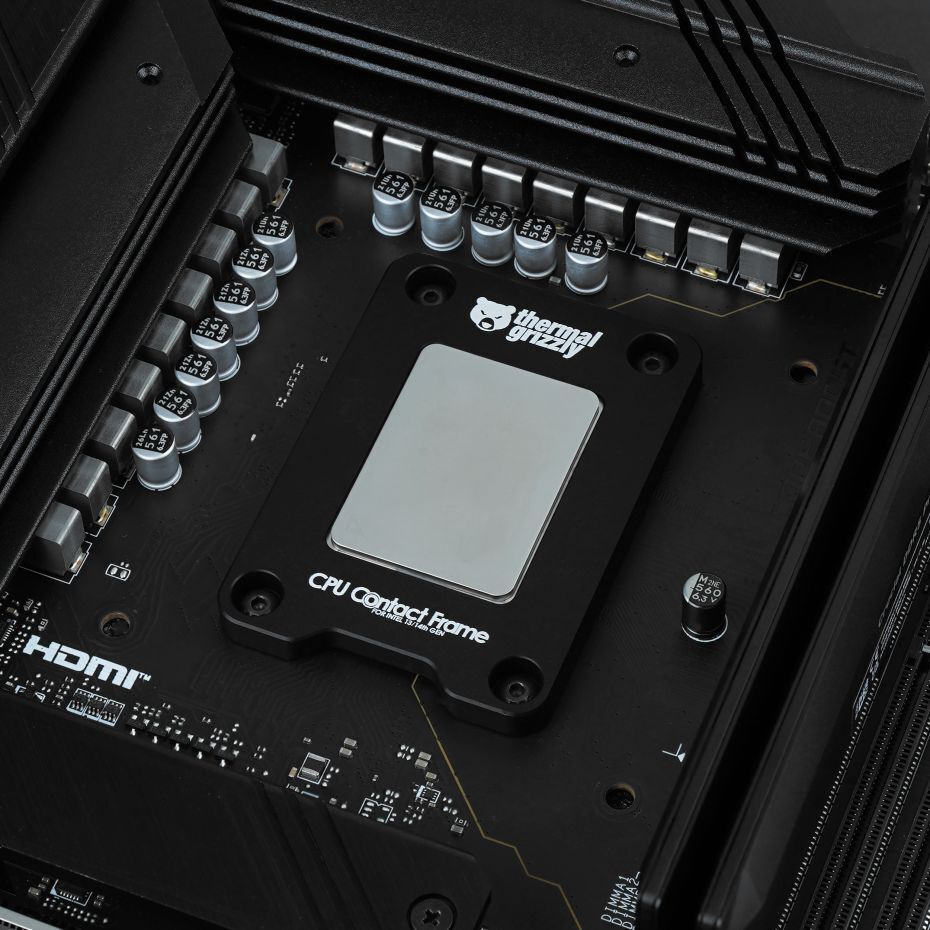Thermal Grizzly CPU Contact Frame -kontaktikehys Intel 13. ja 14. Gen -prosessoreille