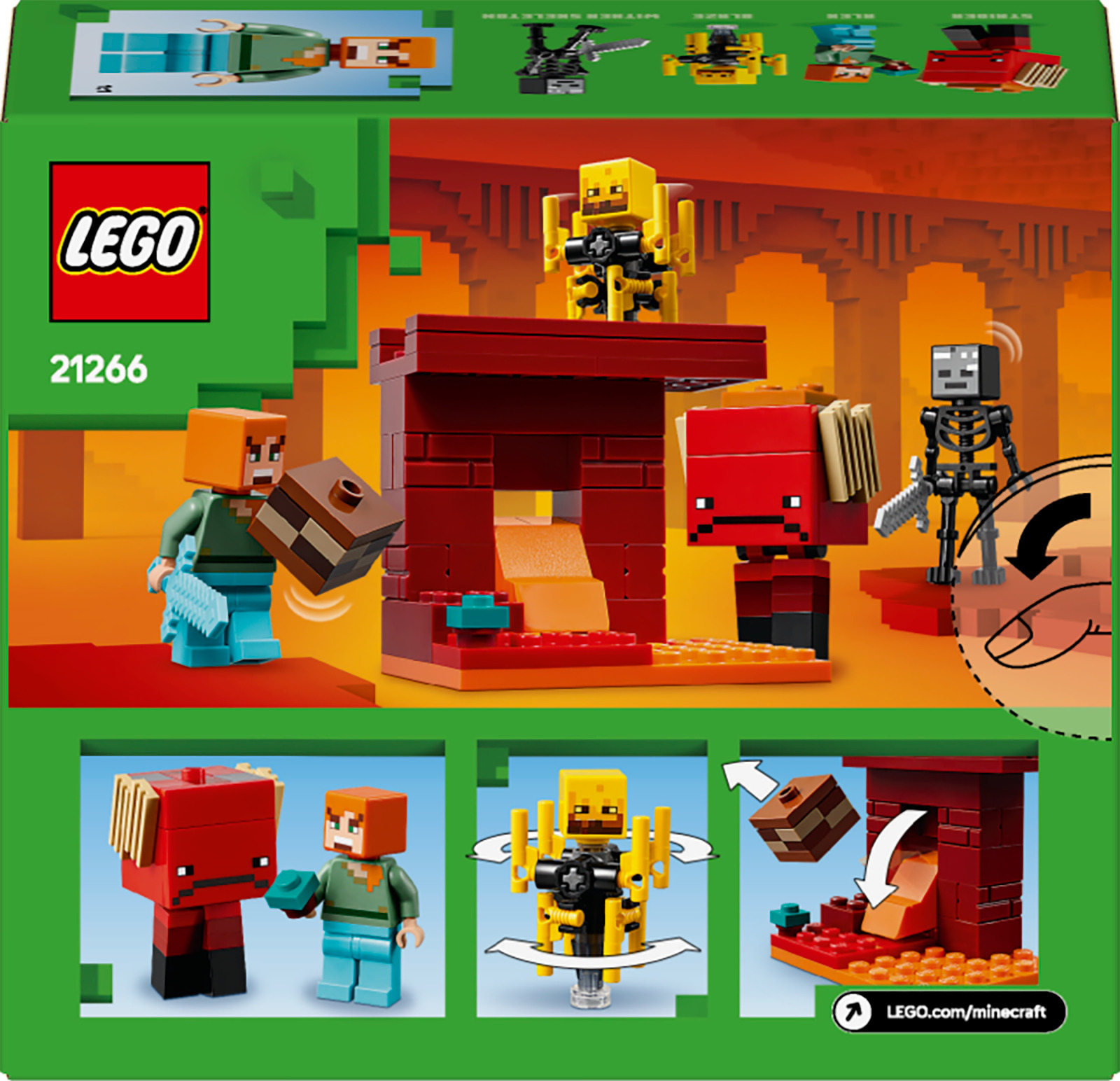 LEGO Minecraft 21266 – Hornan laavataistelu