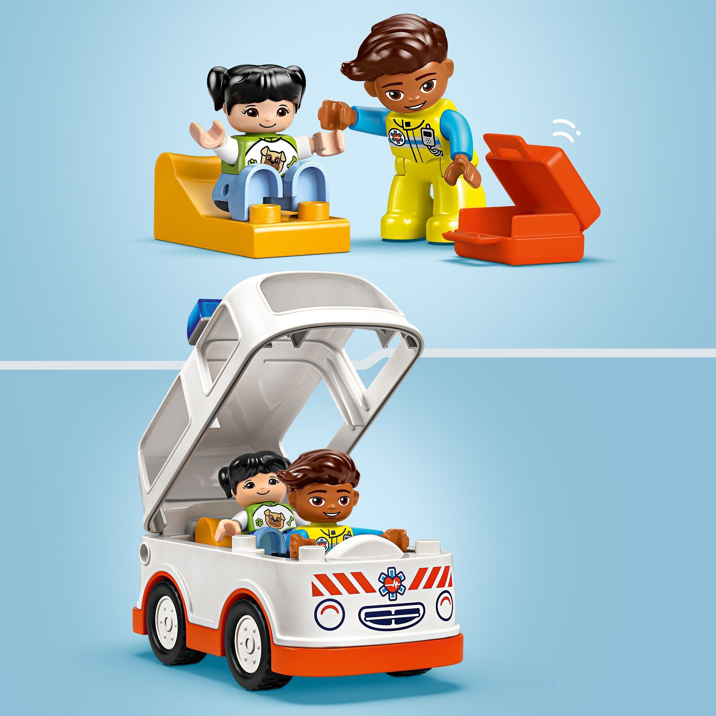LEGO DUPLO Town 10447 – Ambulanssi ja kuljettaja