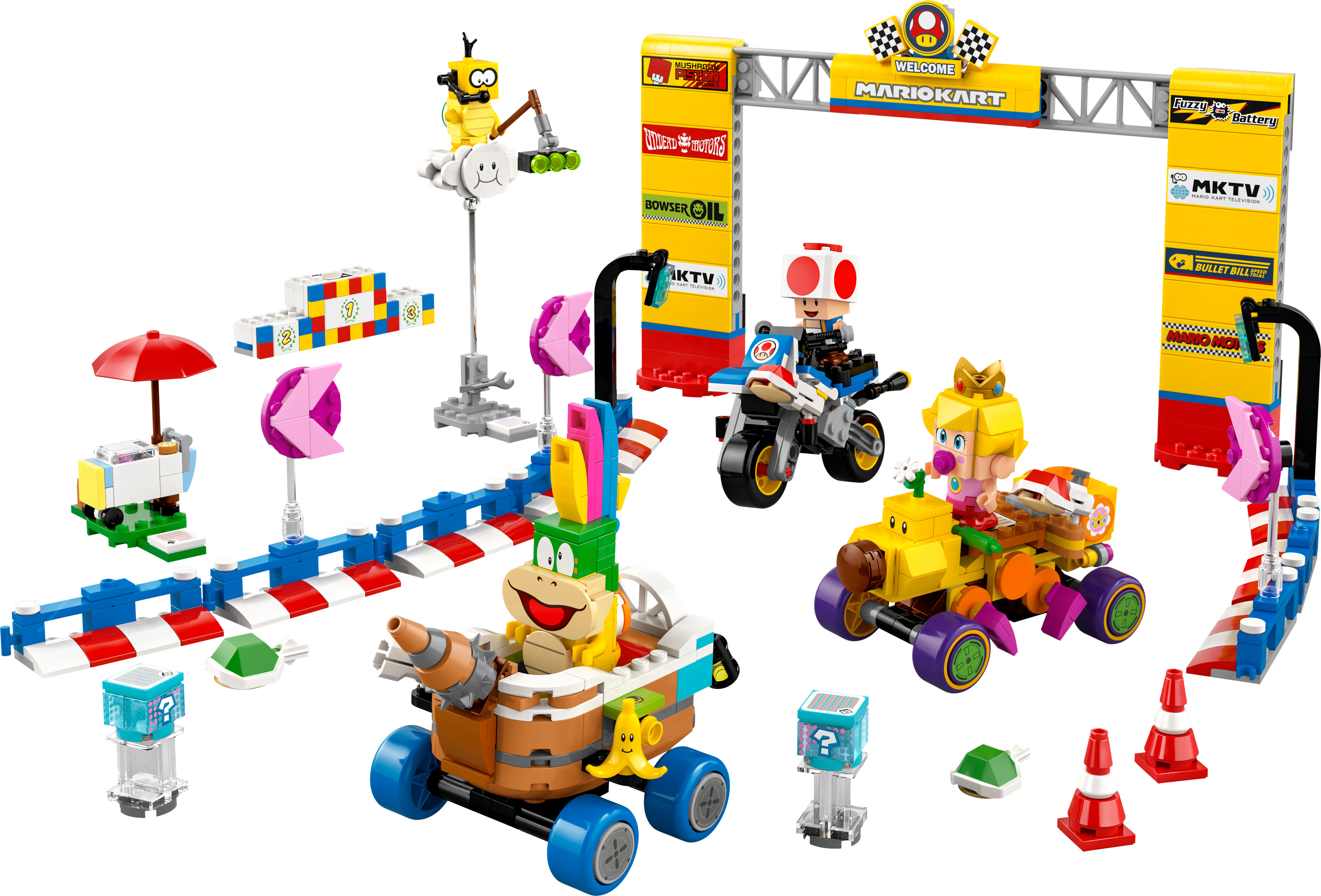 LEGO Super Mario 72036 – Mario Kart – Baby Peach ja Grand Prix ‑setti