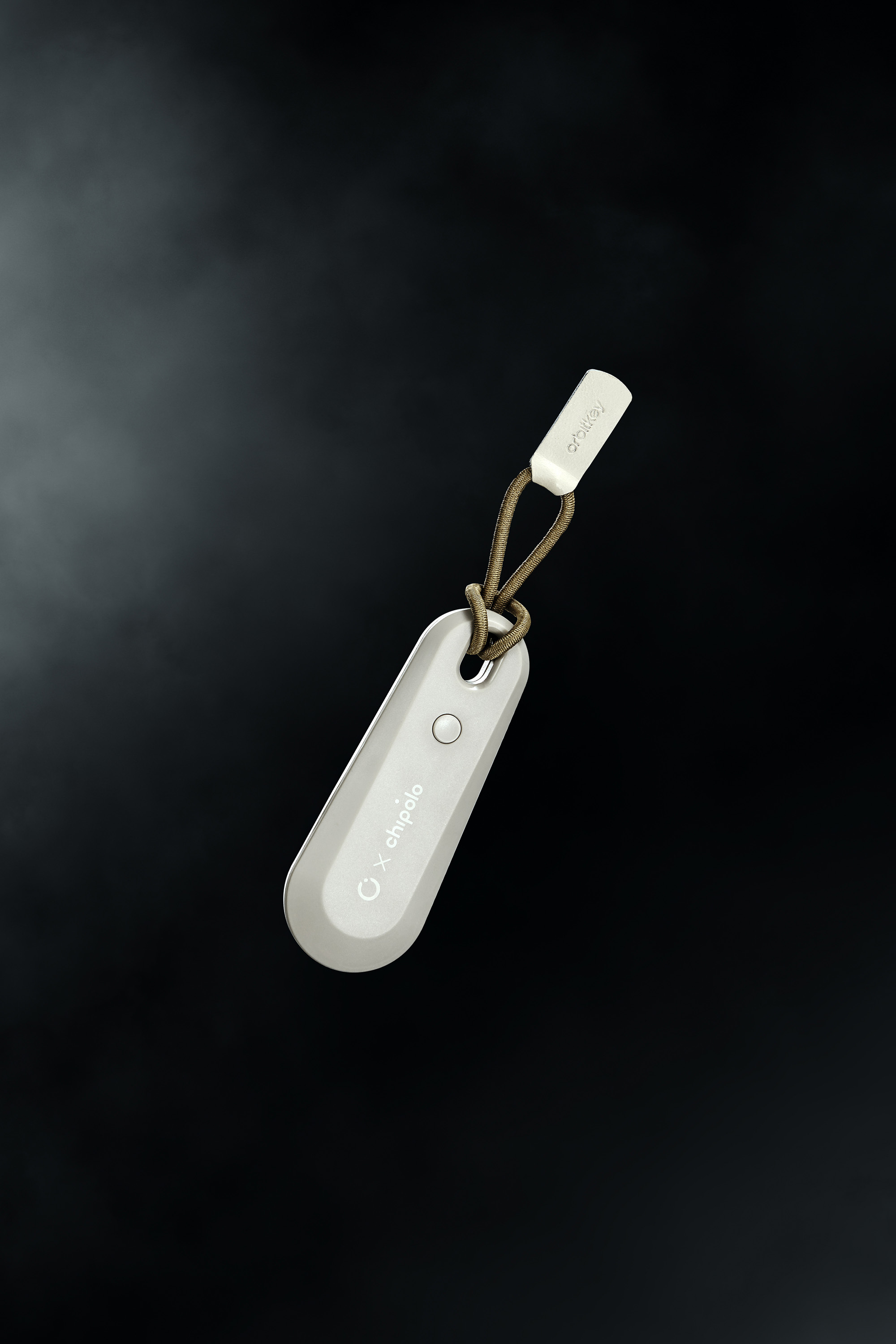 Orbitkey x Chipolo Tracker v2 -paikannuslaite, kivenharmaa