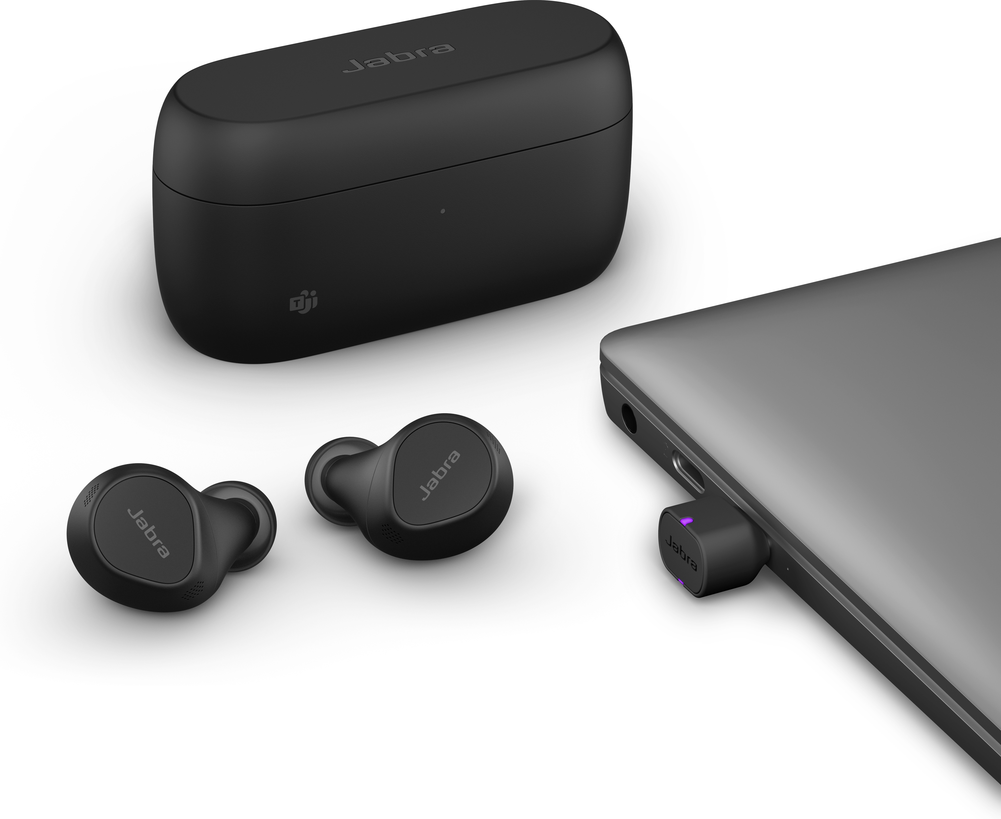 Jabra Evolve2 Buds USB-C MS -vastamelunappikuulokkeet