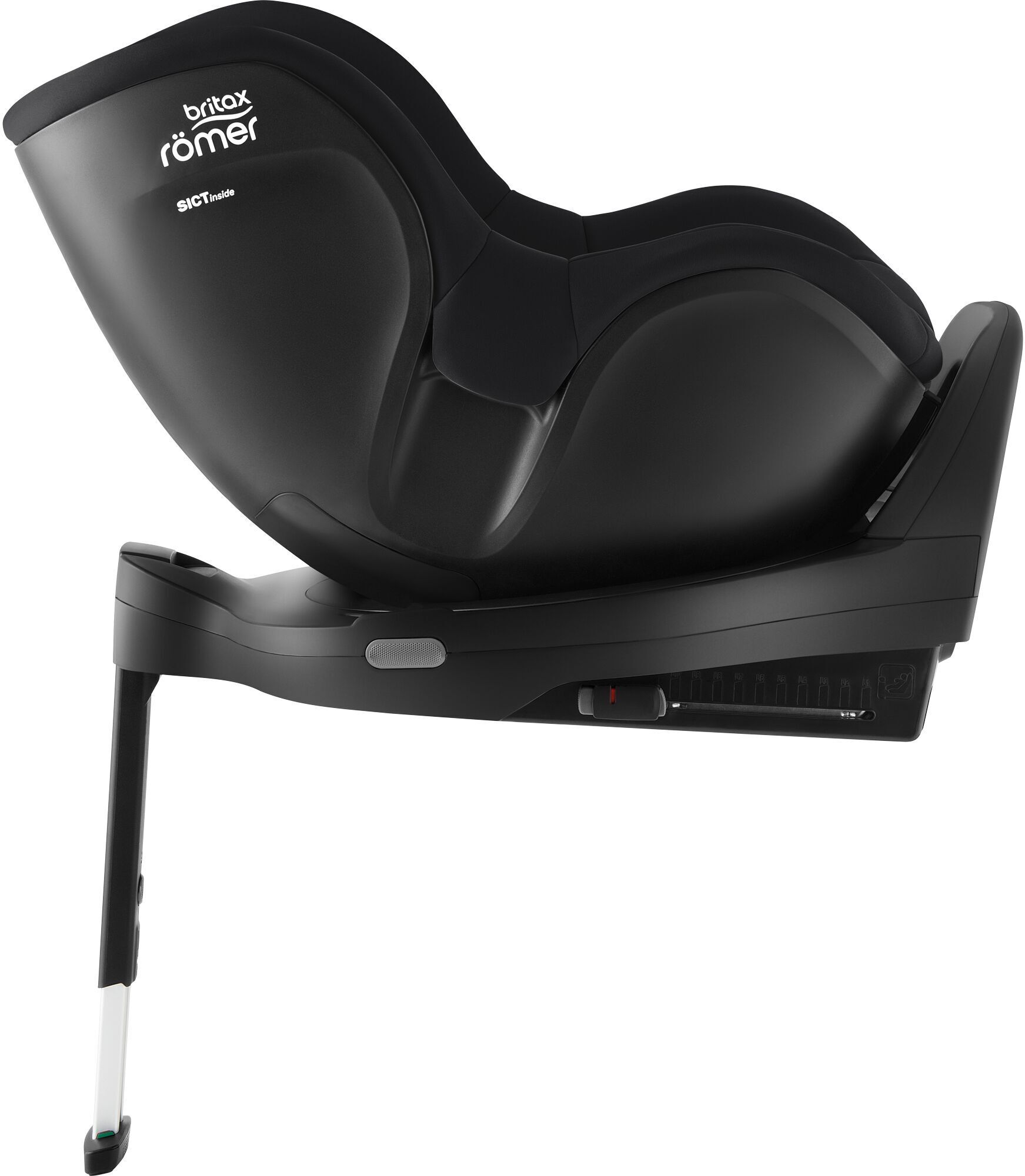 BRITAX RÖMER DUALFIX PRO M -turvaistuin, 61 cm - 105 cm, Space Black