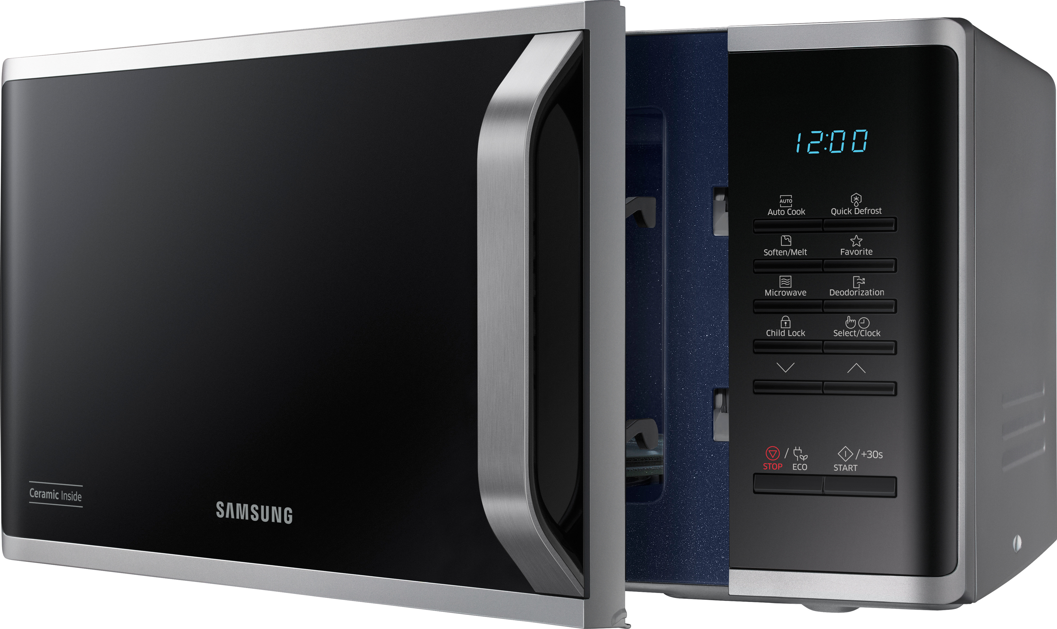 Samsung MS23K3523AS mikroaaltouuni, hopea