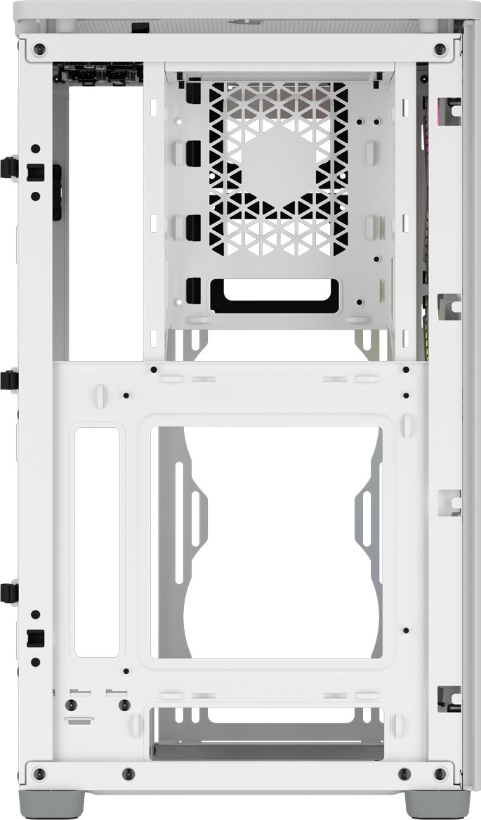 Corsair iCUE 2000D RGB AIRFLOW Mini-ITX-kotelo, valkoinen
