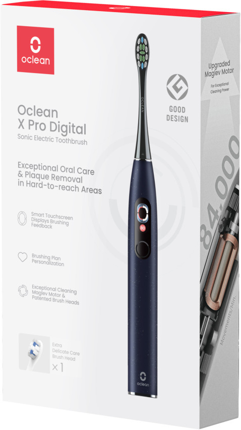 Oclean X Pro Digital -sähköhammasharja, tummansininen