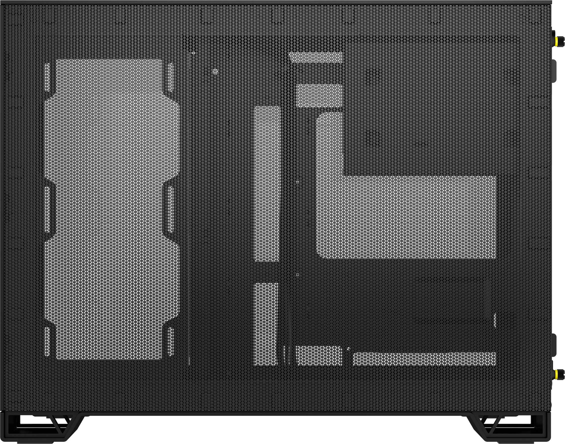 Corsair 2500X Micro-ATX-kotelo panoraamaikkunalla, musta