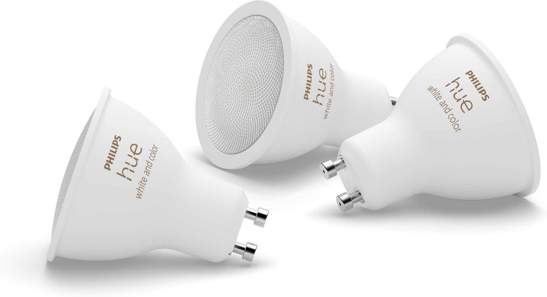 Philips Hue -LED-älylamppu, BT, White, GU10, 4,2 W, 2-pack