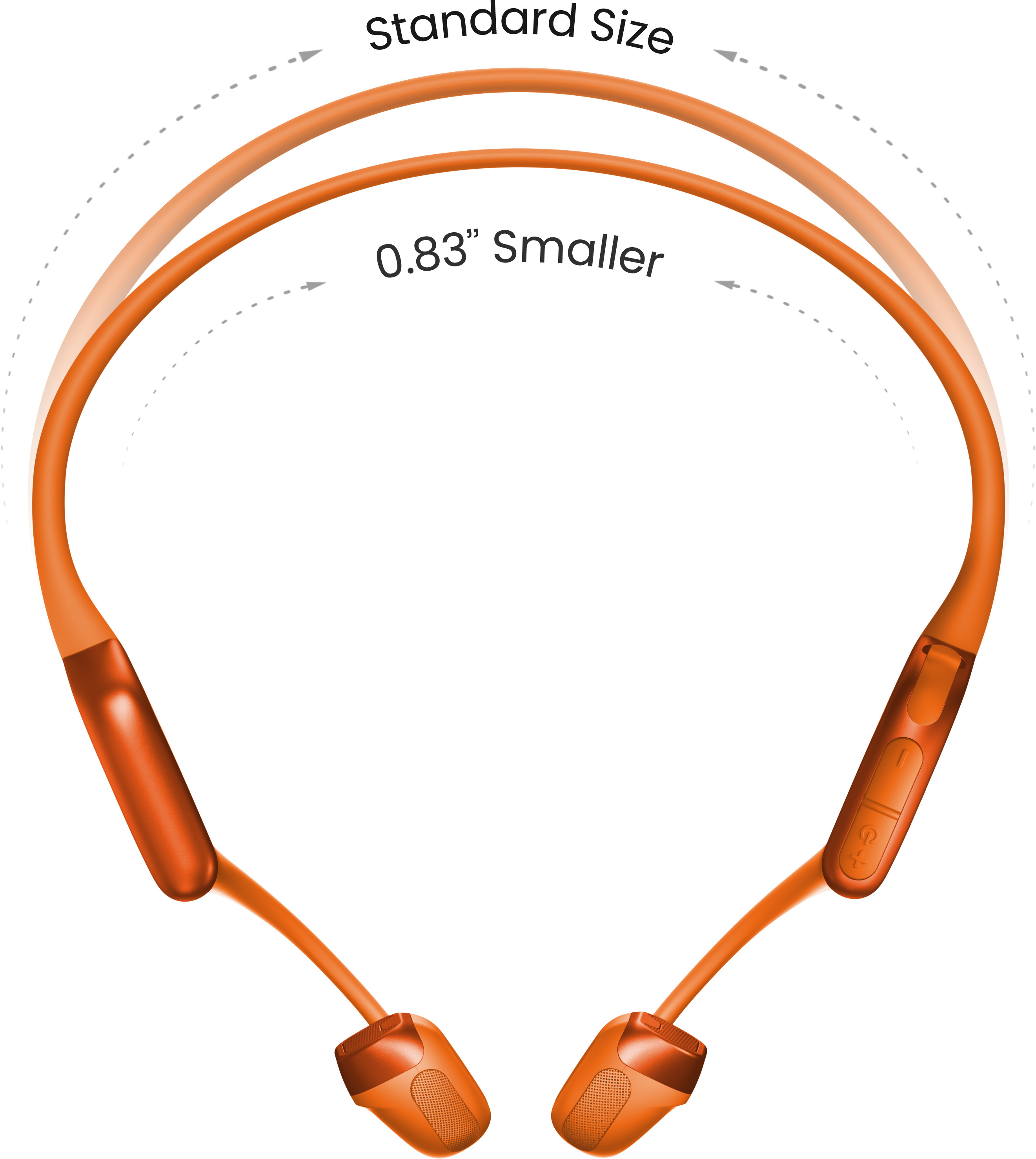 Shokz OpenRun Pro 2 Mini luujohdekuulokkeet, oranssi