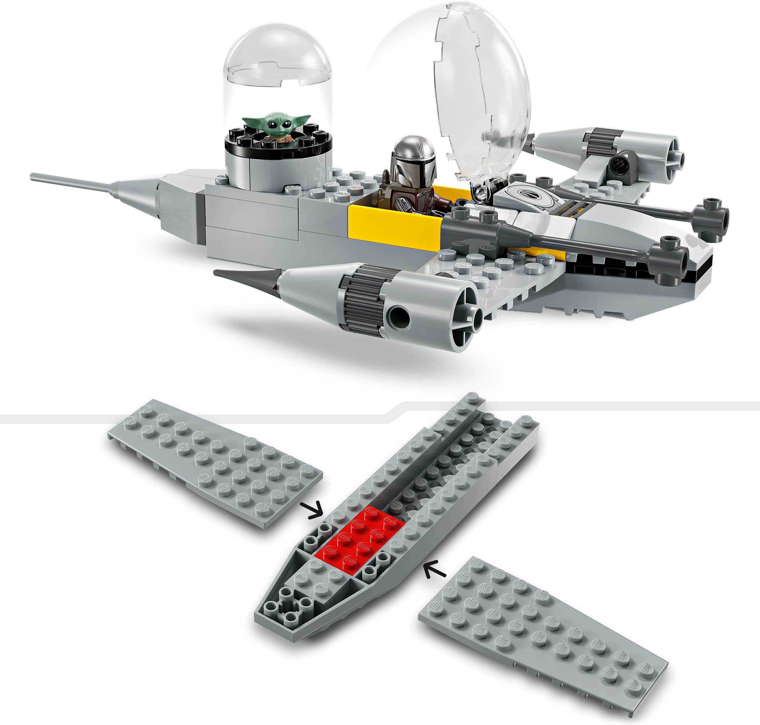 LEGO Star Wars 75410 – Mandon ja Grogun N-1-tähtihävittäjä