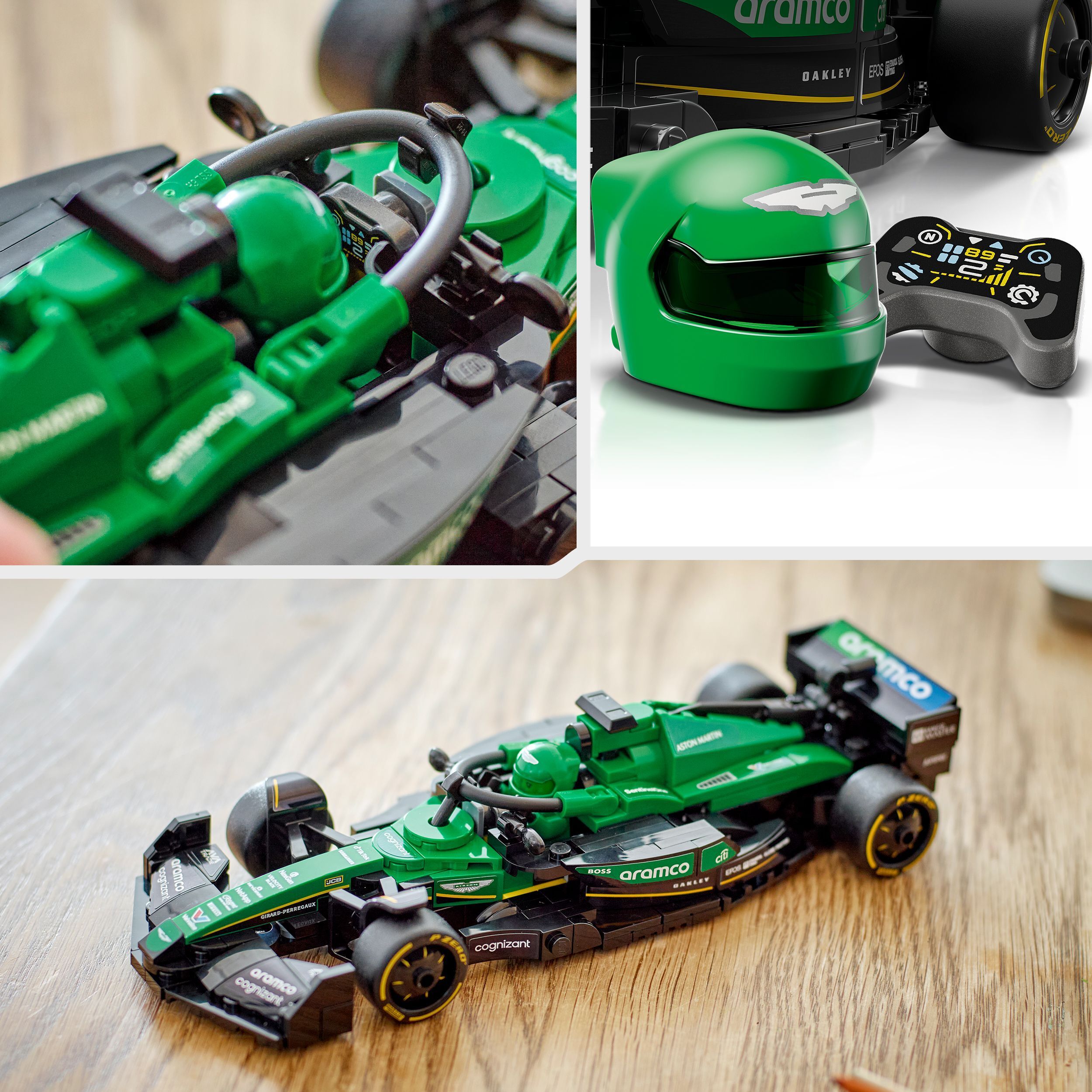 LEGO Speed Champions 77245 – Aston Martin Aramco F1® AMR24 ‑kilpa-auto