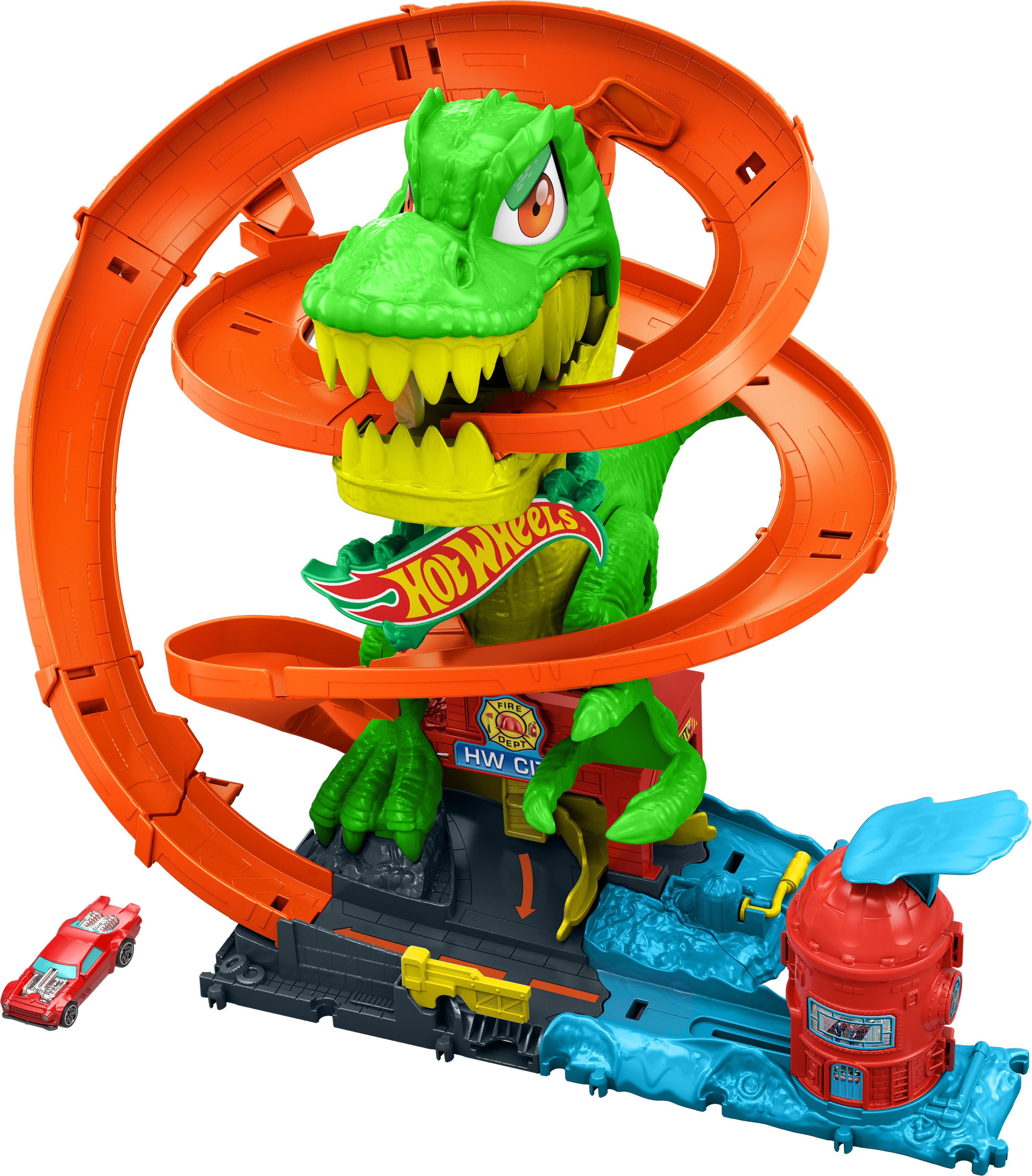 Hot Wheels City T-Rex Blaze Battle autorata