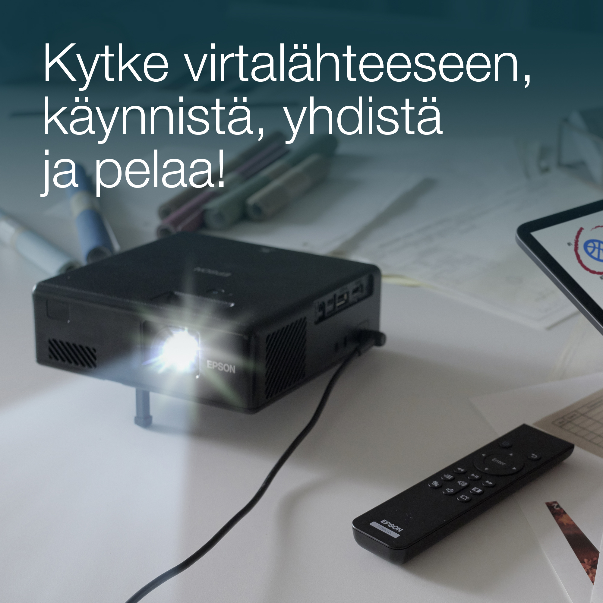 Epson EF-11 laserprojektori-TV, kannettava