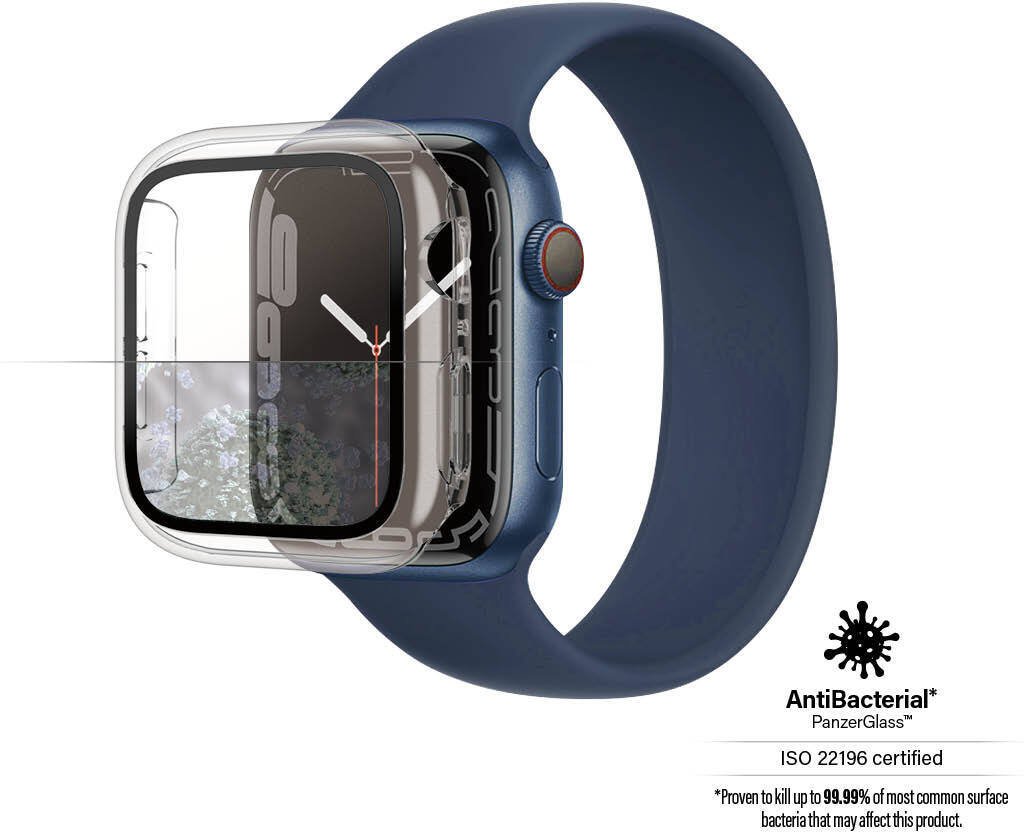 PanzerGlass Full Body -panssarilasi Apple Watch 7 / 8, 45 mm, kirkas