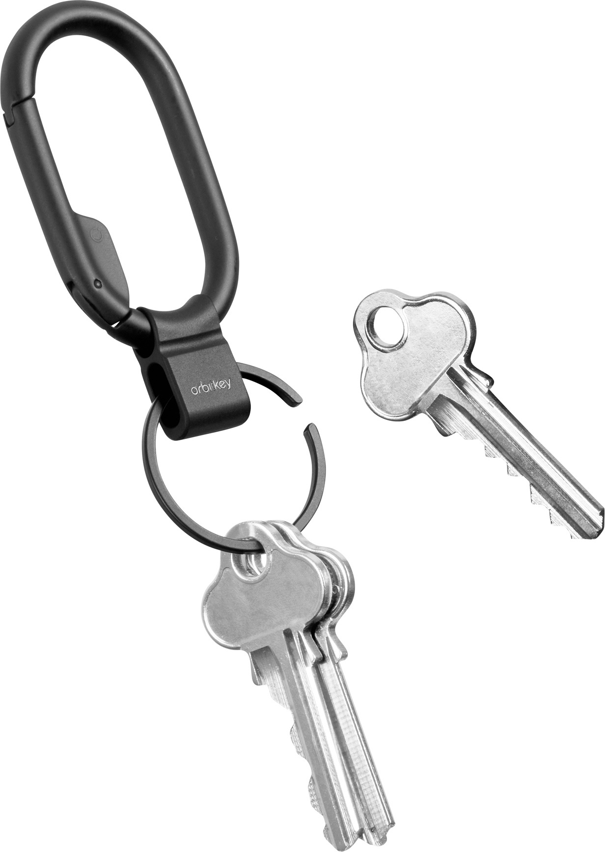 Orbitkey Clip Mini -avainlenkki, musta – Verkkokauppa.com