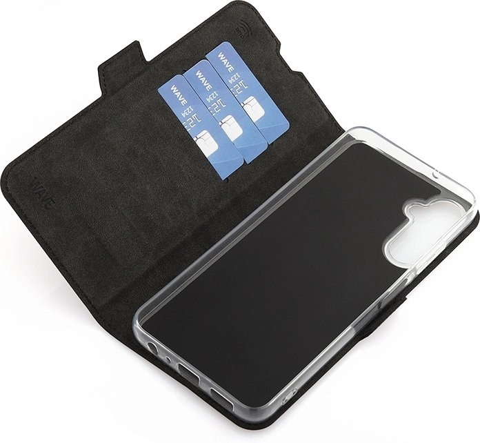 Wave BookCase -suojakuori, Samsung Galaxy A05s, musta 5 Wave BookCase -suojakuori, Samsung Galaxy A05s, musta - Image 5