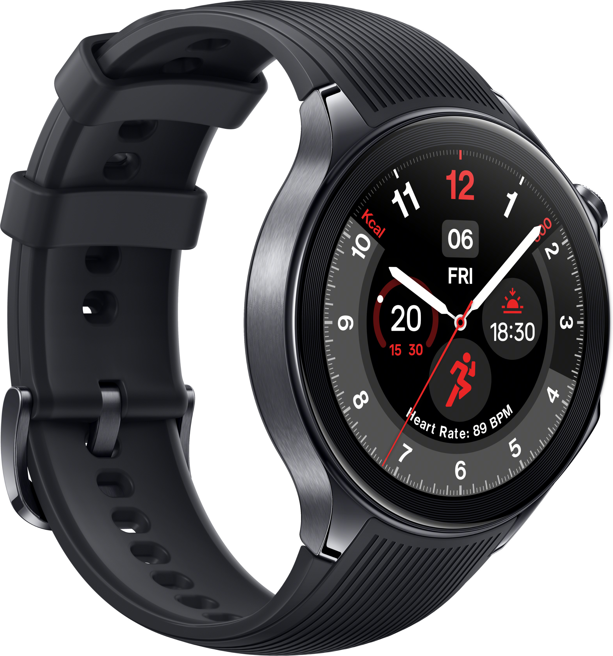 OnePlus Watch 2  -älykello, 47 mm, Black Steel