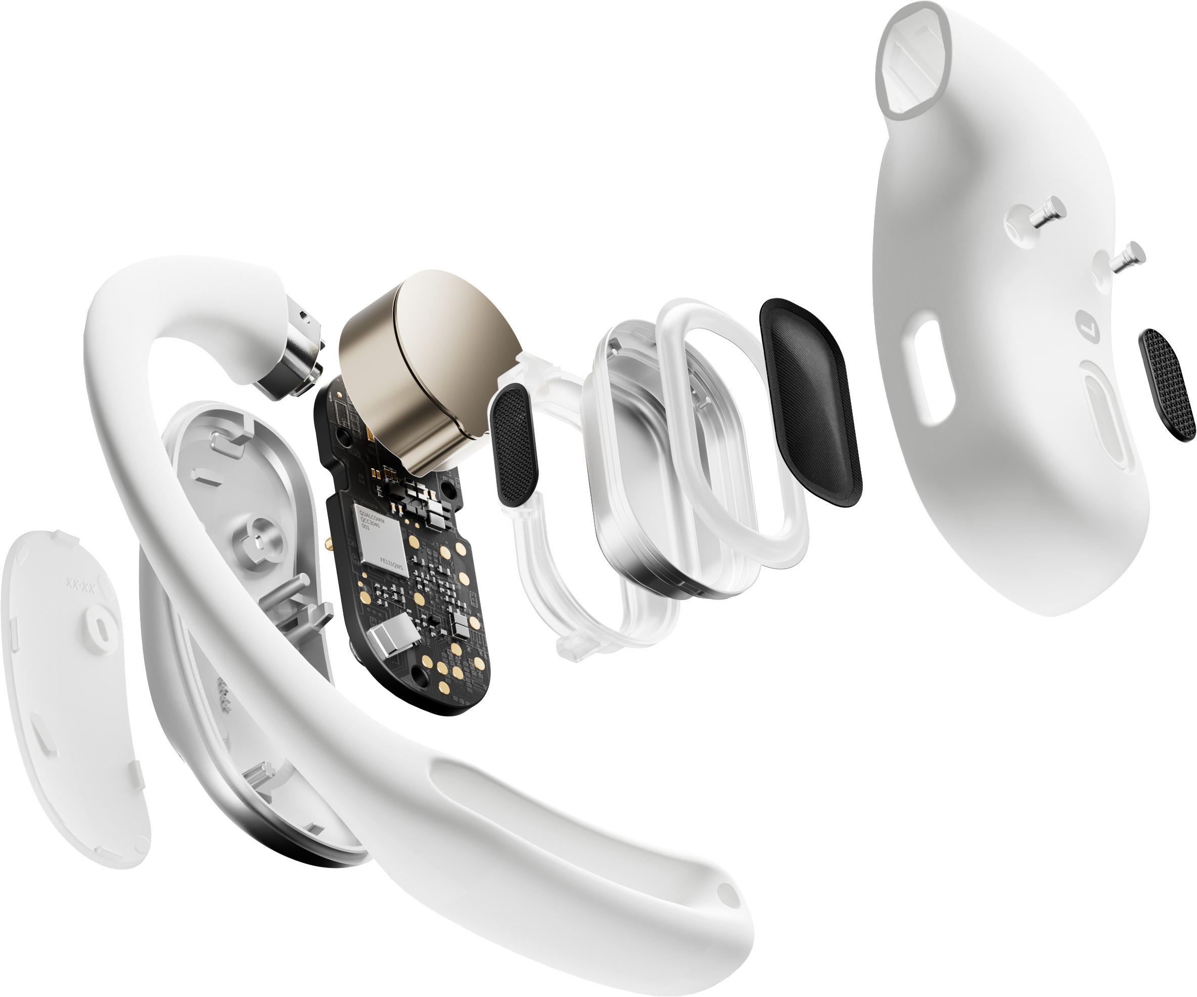Shokz OpenFit Air langattomat kuulokkeet, musta