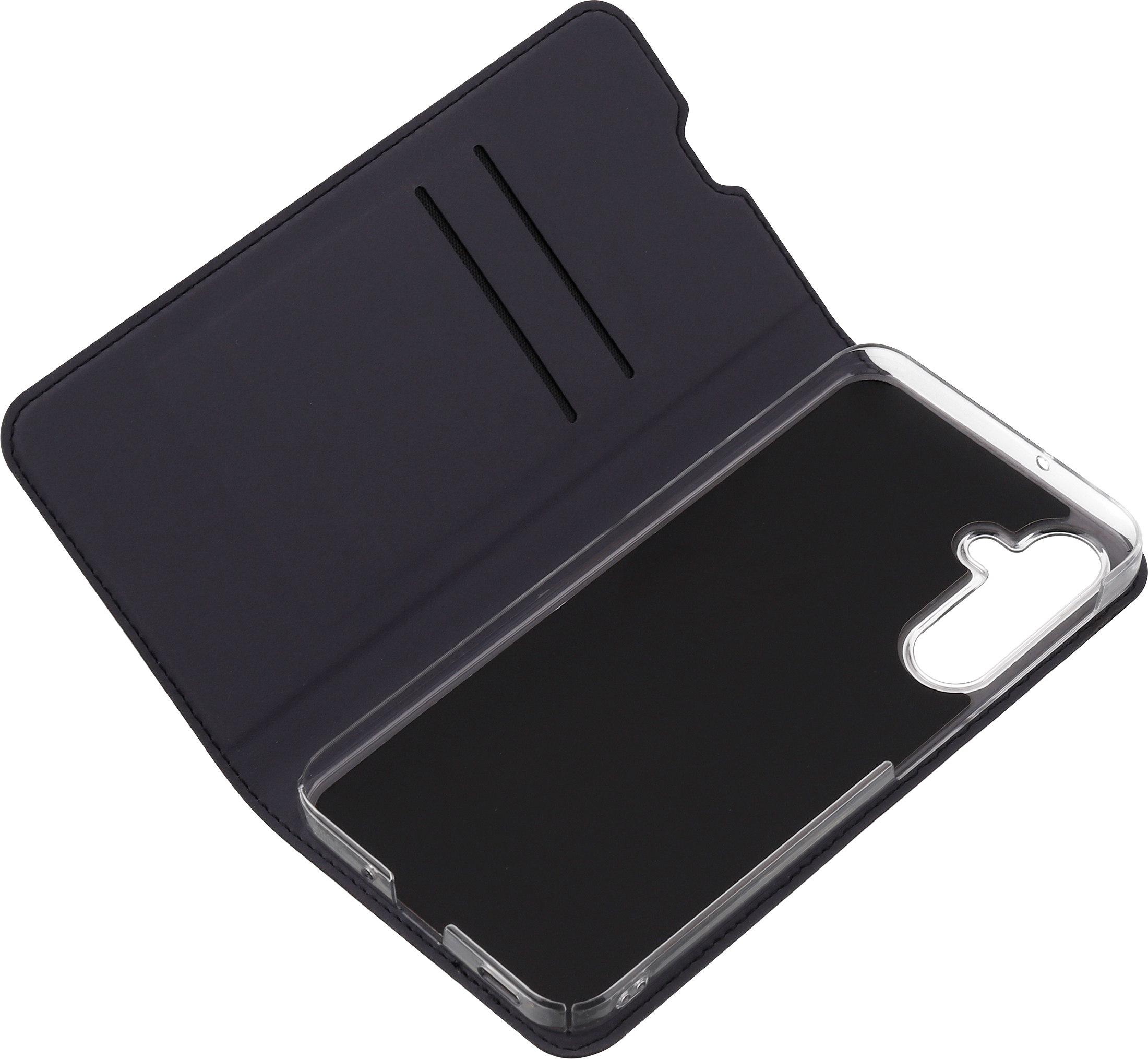 FoneKit BookCase -suojakotelo, Samsung Galaxy A16, musta