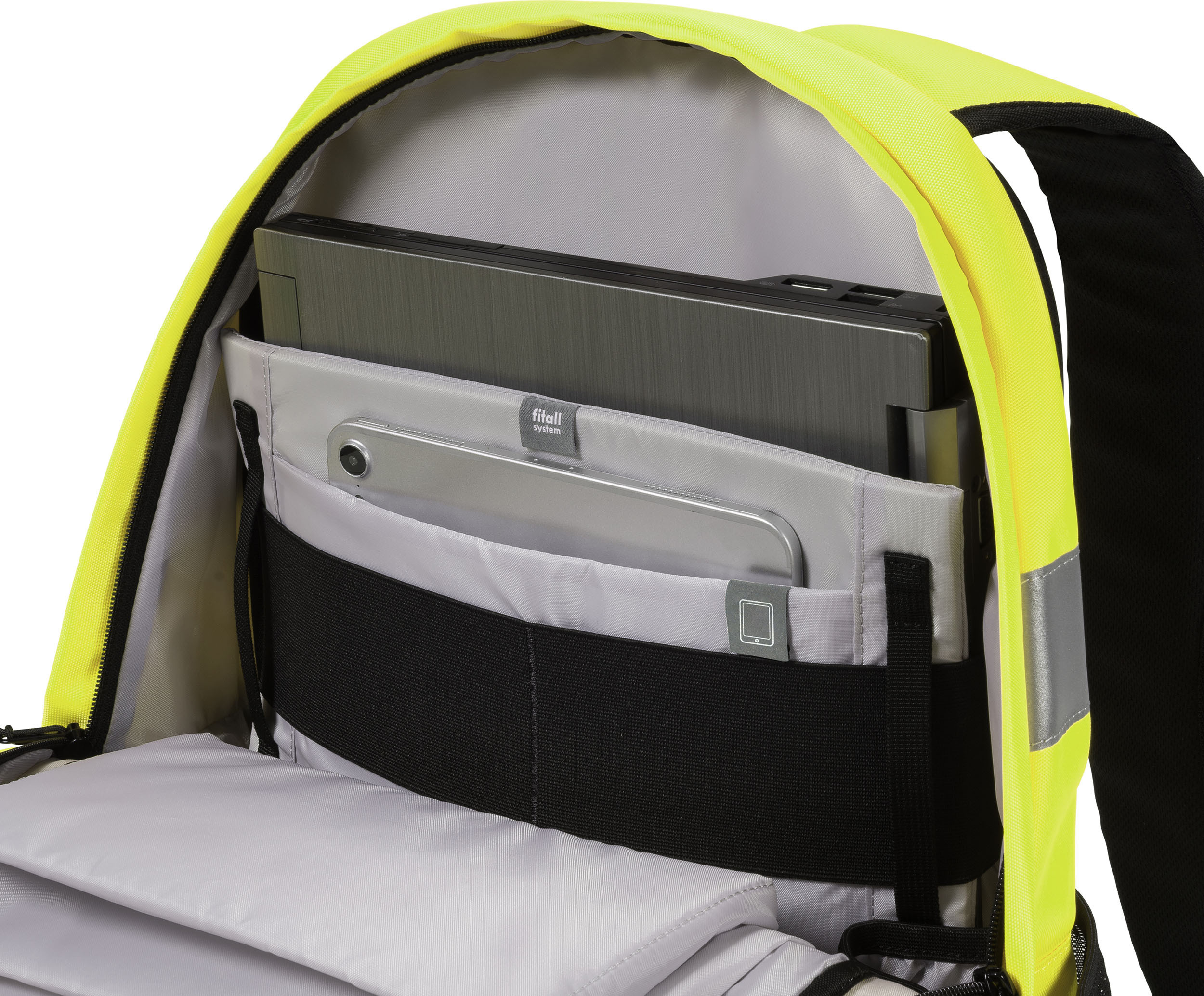 Dicota HI-VIS 25L -reppu, keltainen