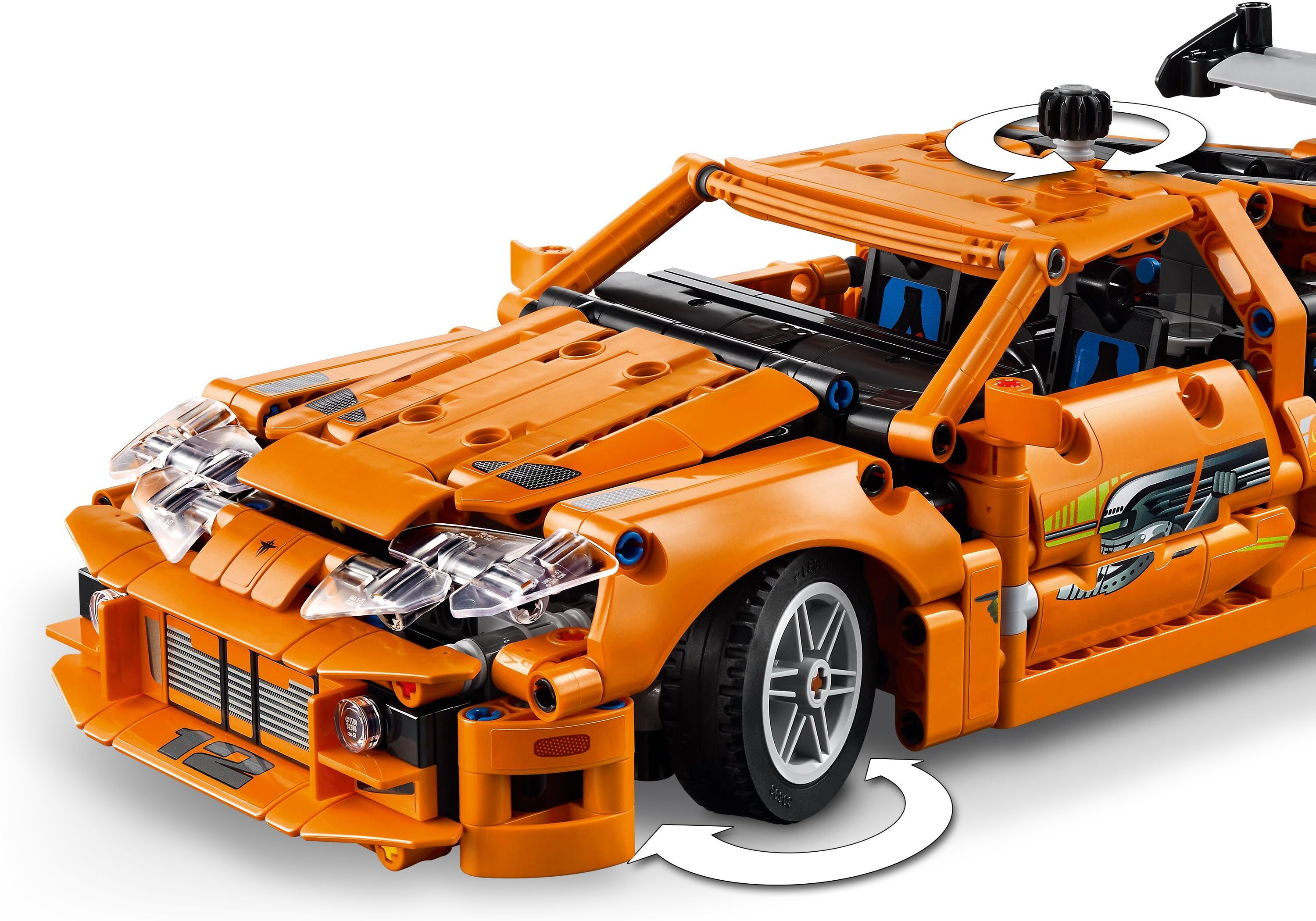 LEGO Technic 42204 – Fast and Furious Toyota Supra MK4 3 LEGO Technic 42204 – Fast and Furious Toyota Supra MK4 - Image 3