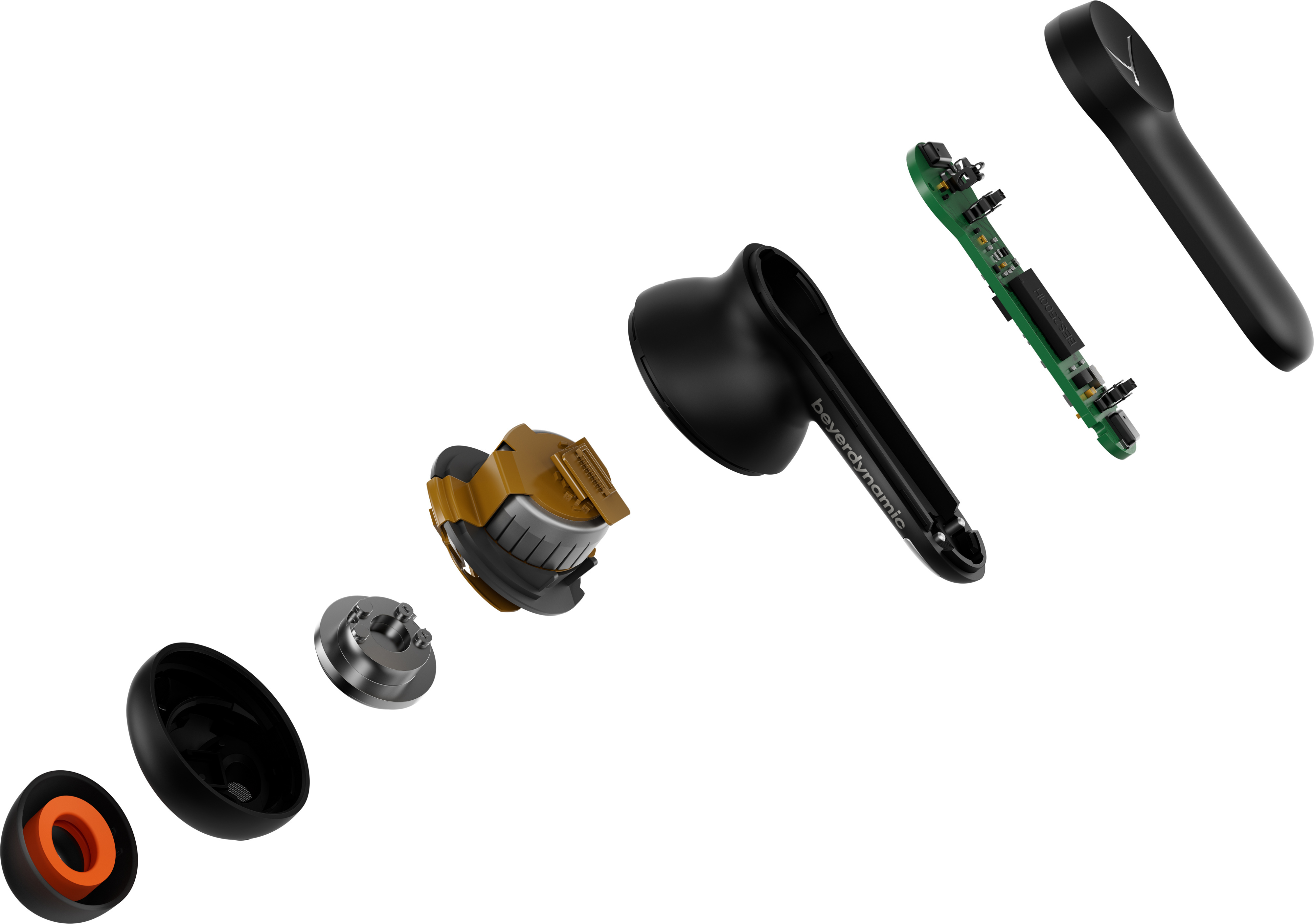 Beyerdynamic Amiron 100 nappikuulokkeet aktiivisella melunvaimennuksella, musta