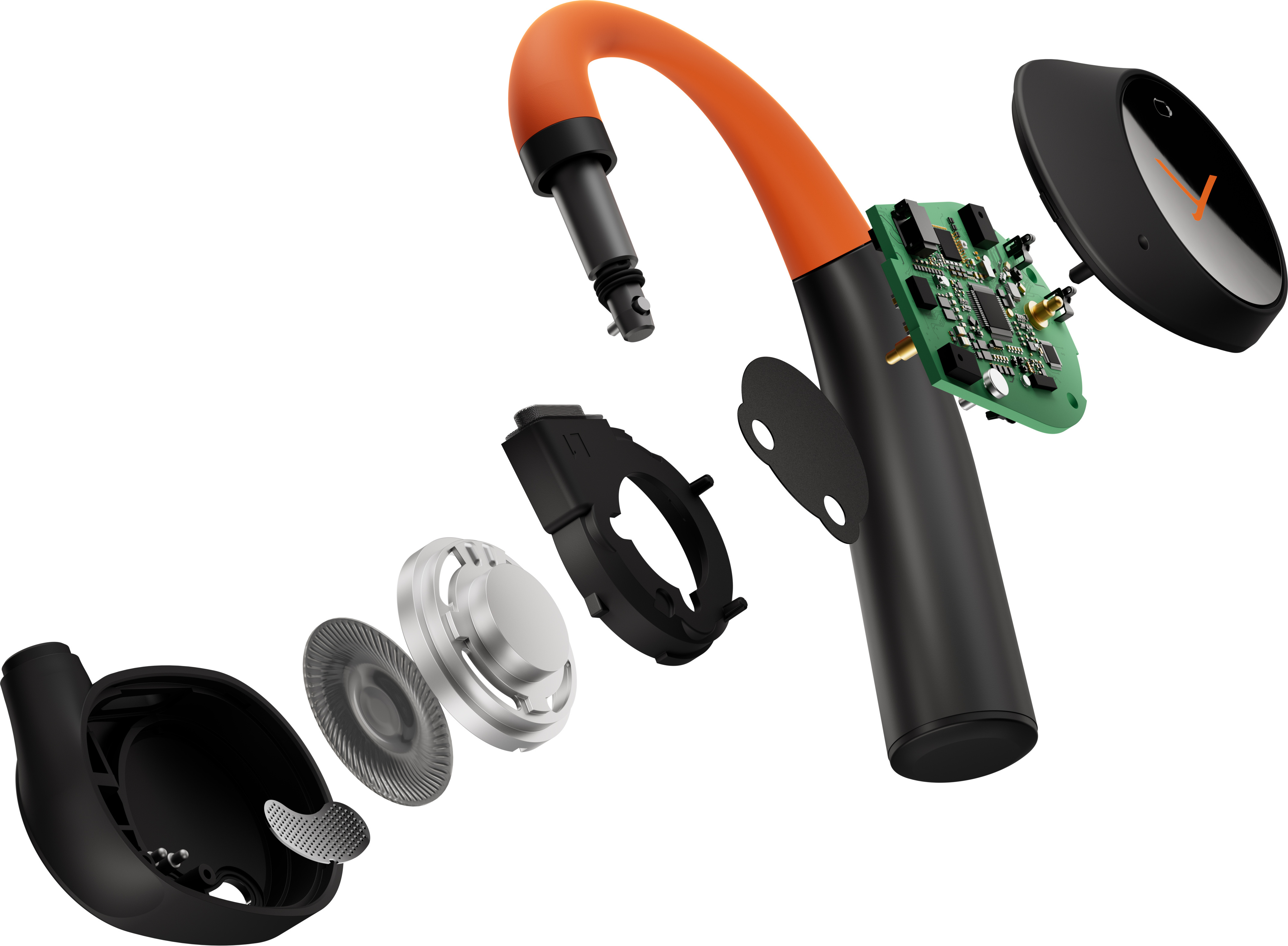 Beyerdynamic Verio 200 Sport täysin langattomat avoimet kuulokkeet, musta/oranssi
