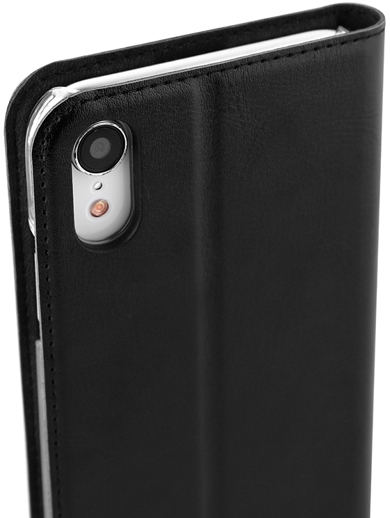 Wave BookCase suojakotelo, iPhone XR, musta