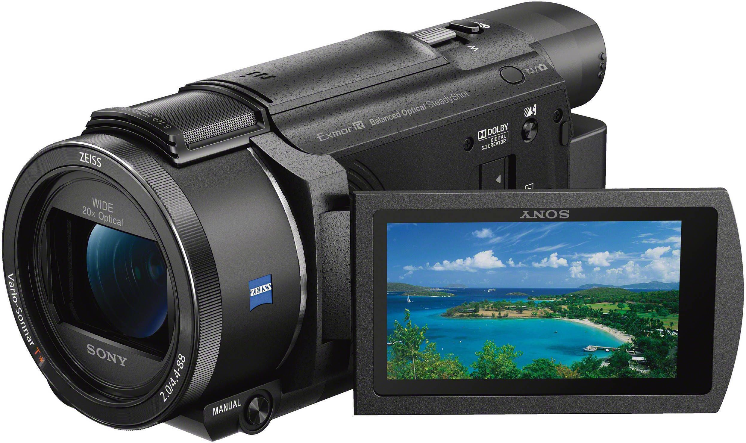 Sony AX53 4Kvideokamera vlogger kit