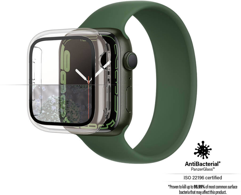 PanzerGlass Full Body -panssarilasi Apple Watch 7 / 8, 41 mm, kirkas