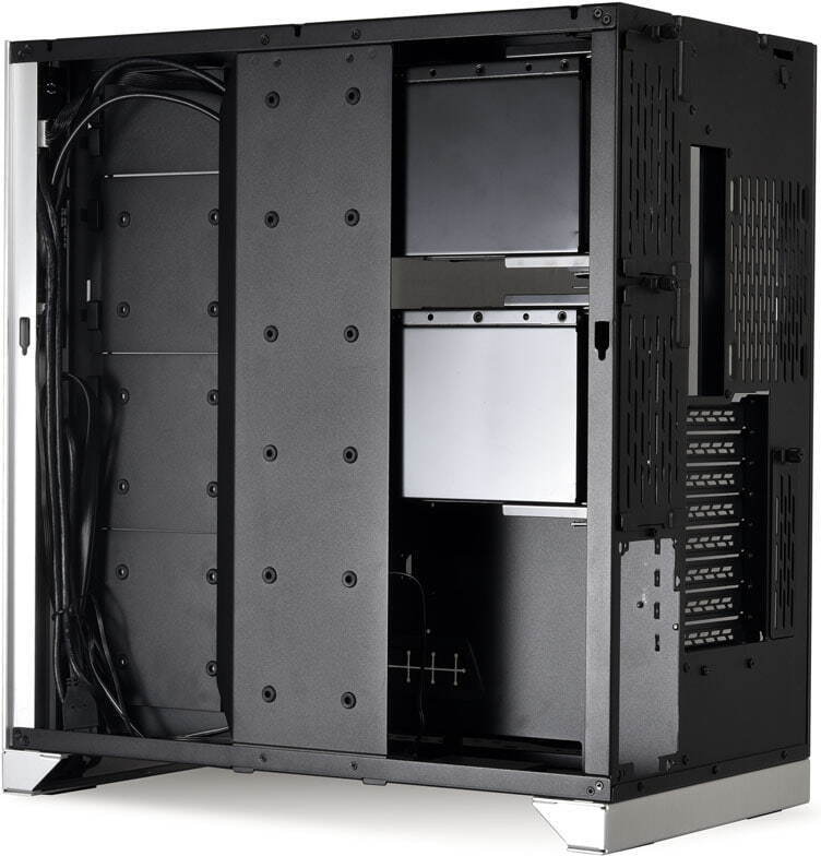 Lian Li O11 Dynamic XL ROG Certified E-ATX-kotelo ikkunalla, hopea