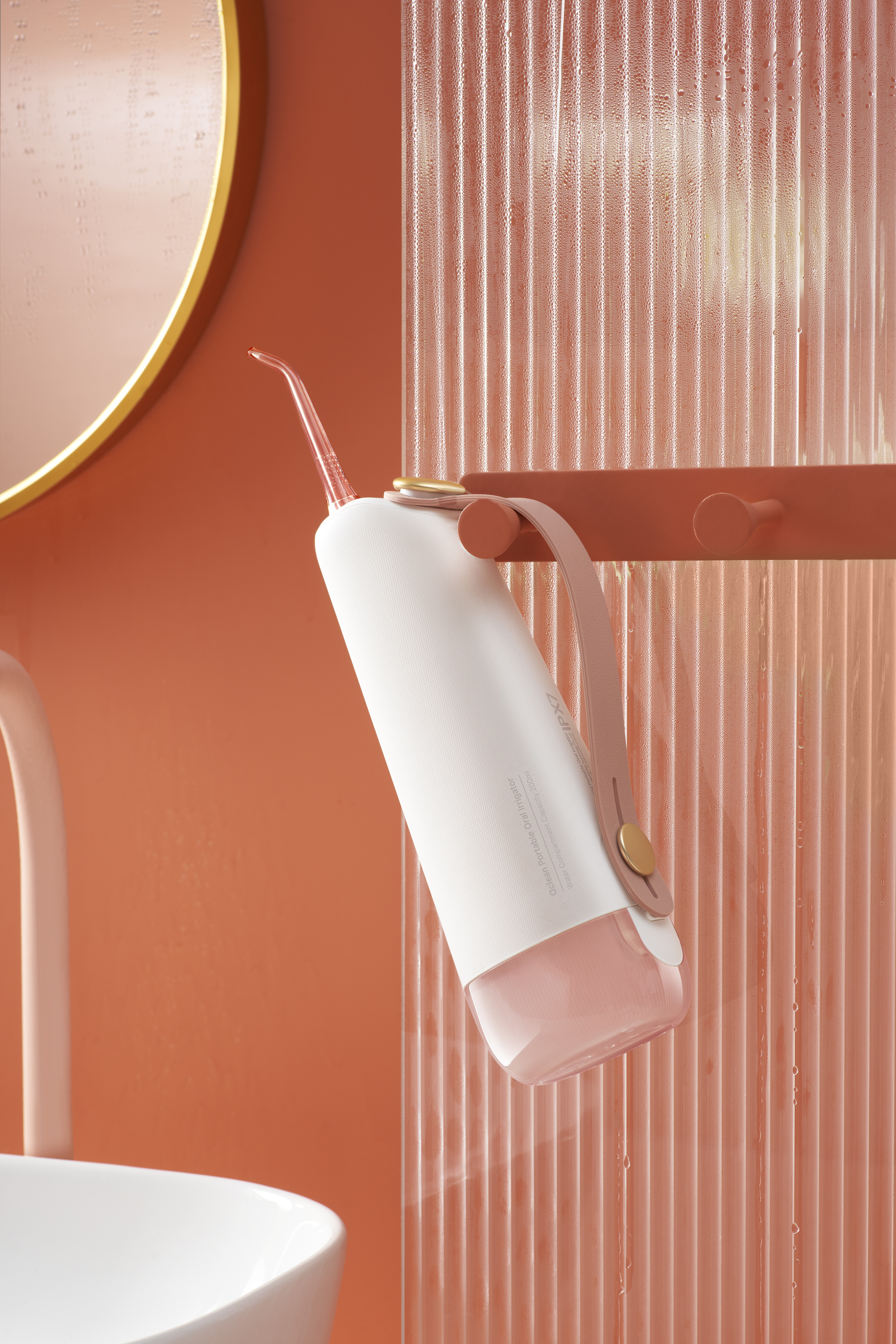 Oclean W10 -hammasvälisuihku, vaaleanpunainen