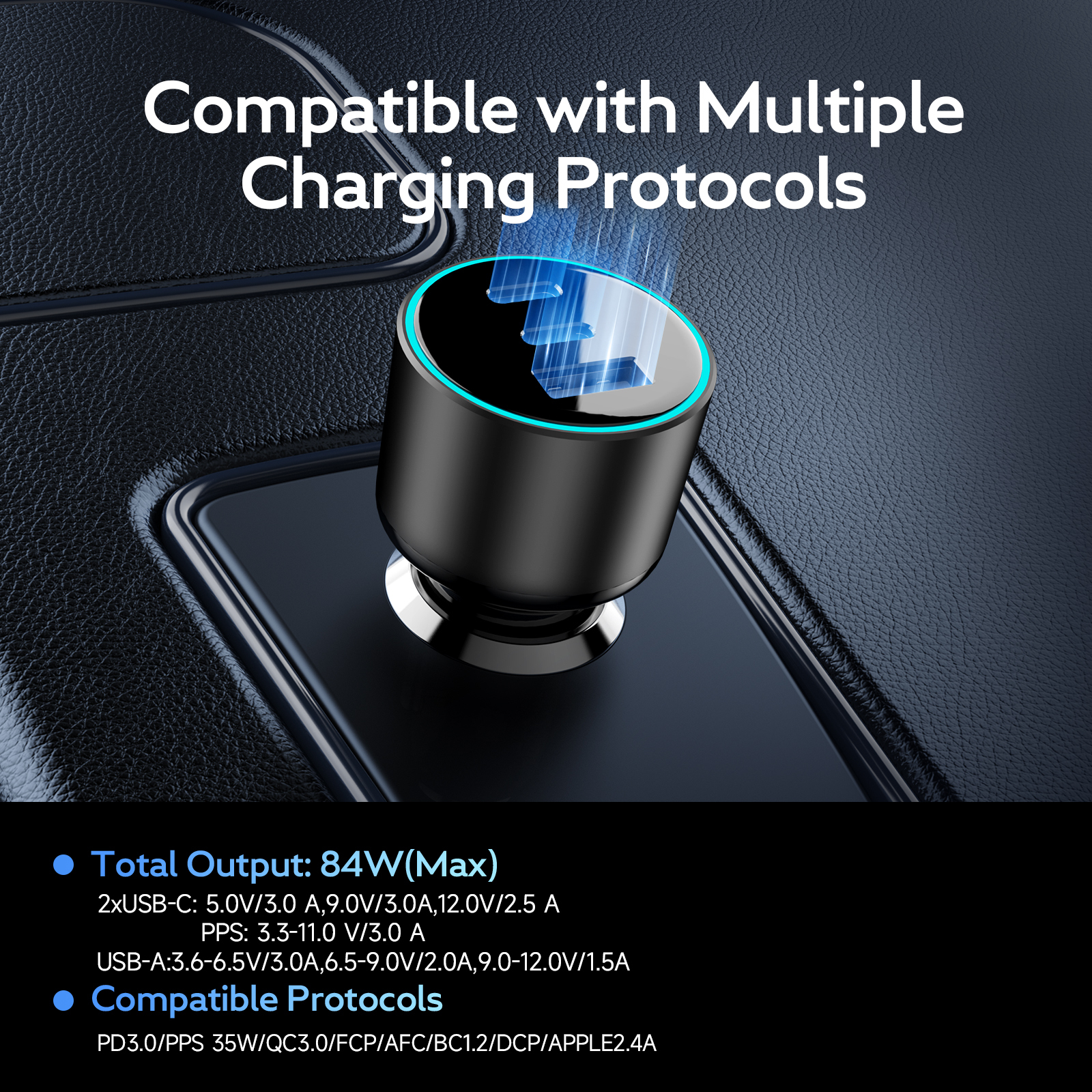 FoneKit GaN PD 65W -verkkovirtalaturi, USB-C + USB-C, musta