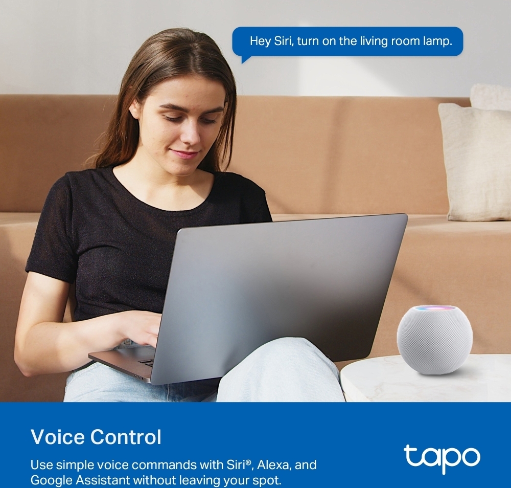 TP-LINK Tapo P110M -etäohjattava pistorasia virrankulutuksen mittauksella, Matter